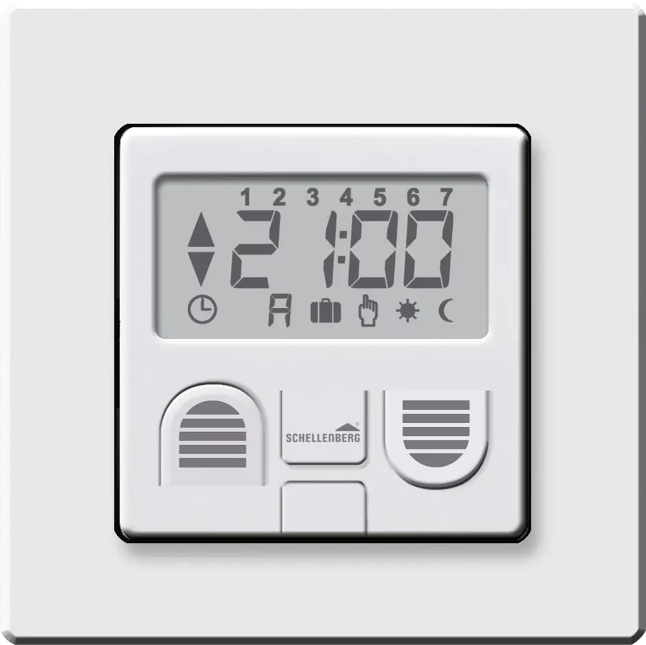 Schellenberg Zeitschaltuhr PLUS 80 x 80 x 40 mm, weiß