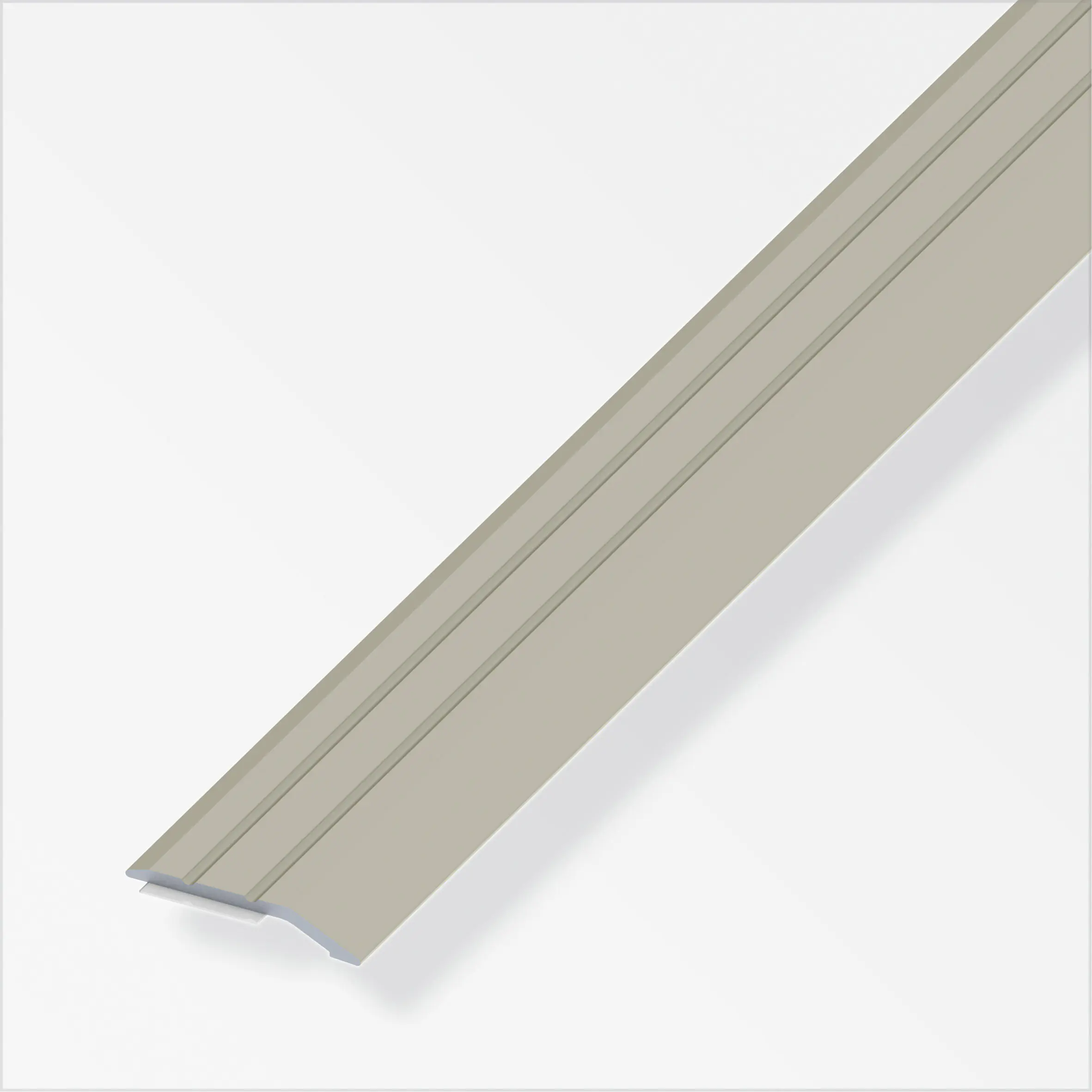 alfer Abschlussprofil 1 m, 30 x 5 mm Aluminium eloxiert titan
