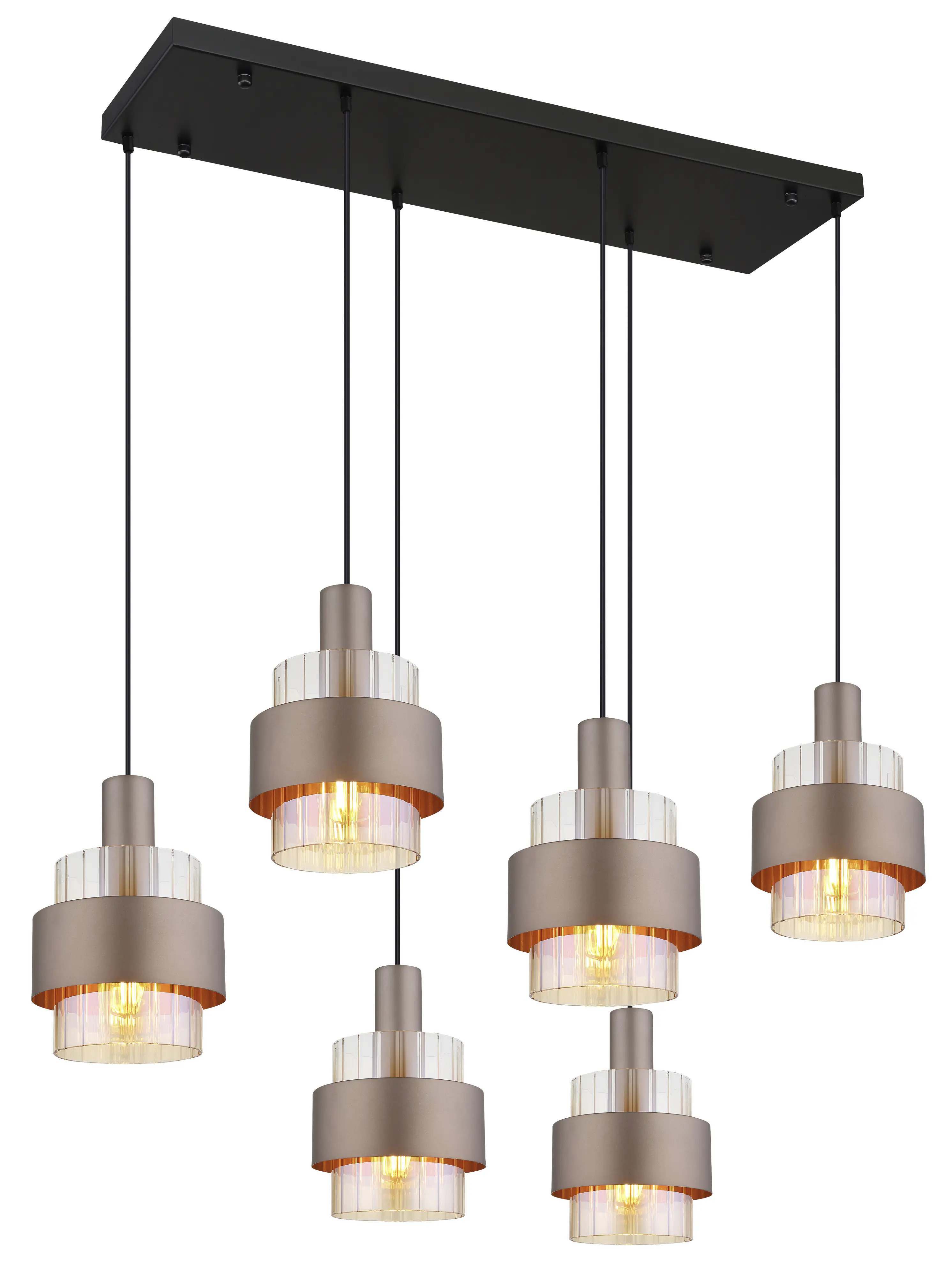 Globo Hängeleuchte Milley 96 x 34,5 (L x B) bronze matt