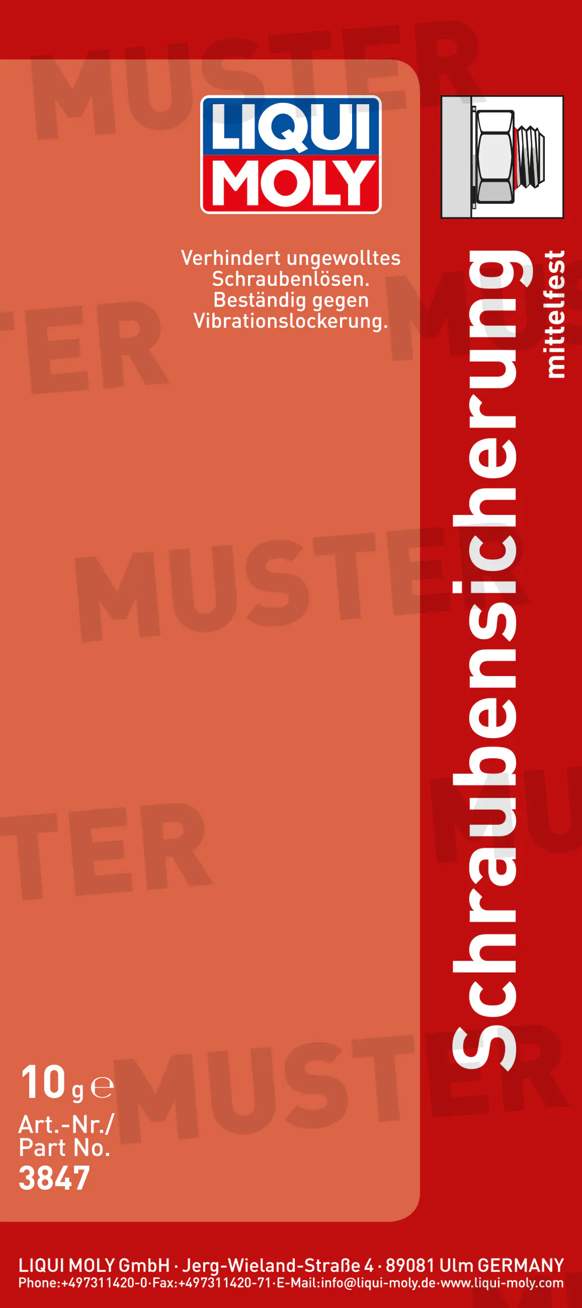 Liqui Moly Schrauben-Sicherung mittelfest 10 g