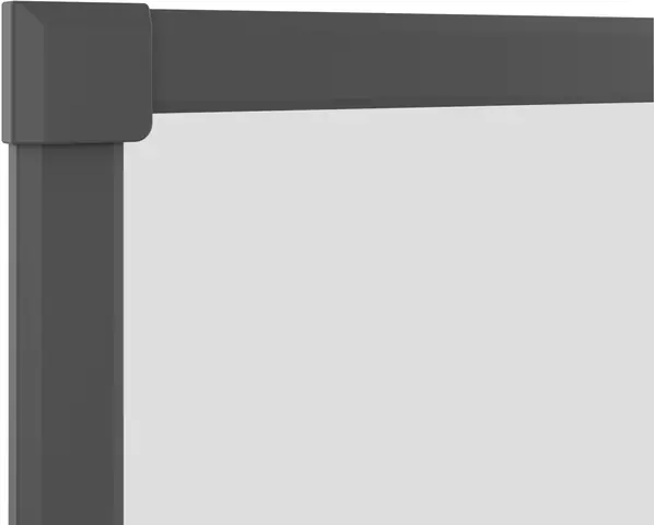 Windhager IS Fliegenschutz-Fenster Click & Protect 130 x 140 cm schwarz/anthrazit