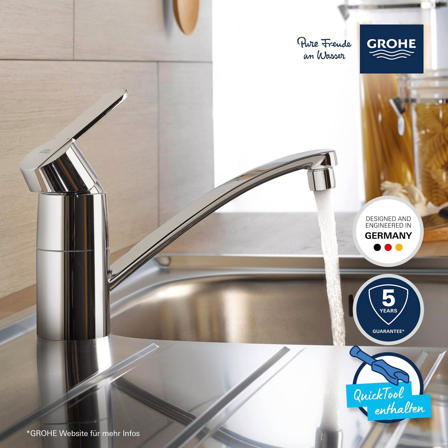 Grohe Küchenarmatur Get chrom