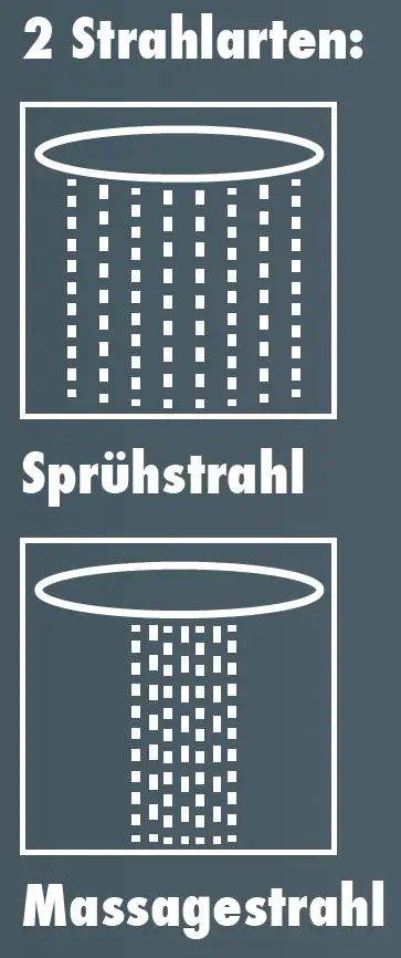 Primaster Handbrause 2 Strahlarten Bali chrom wassersparend