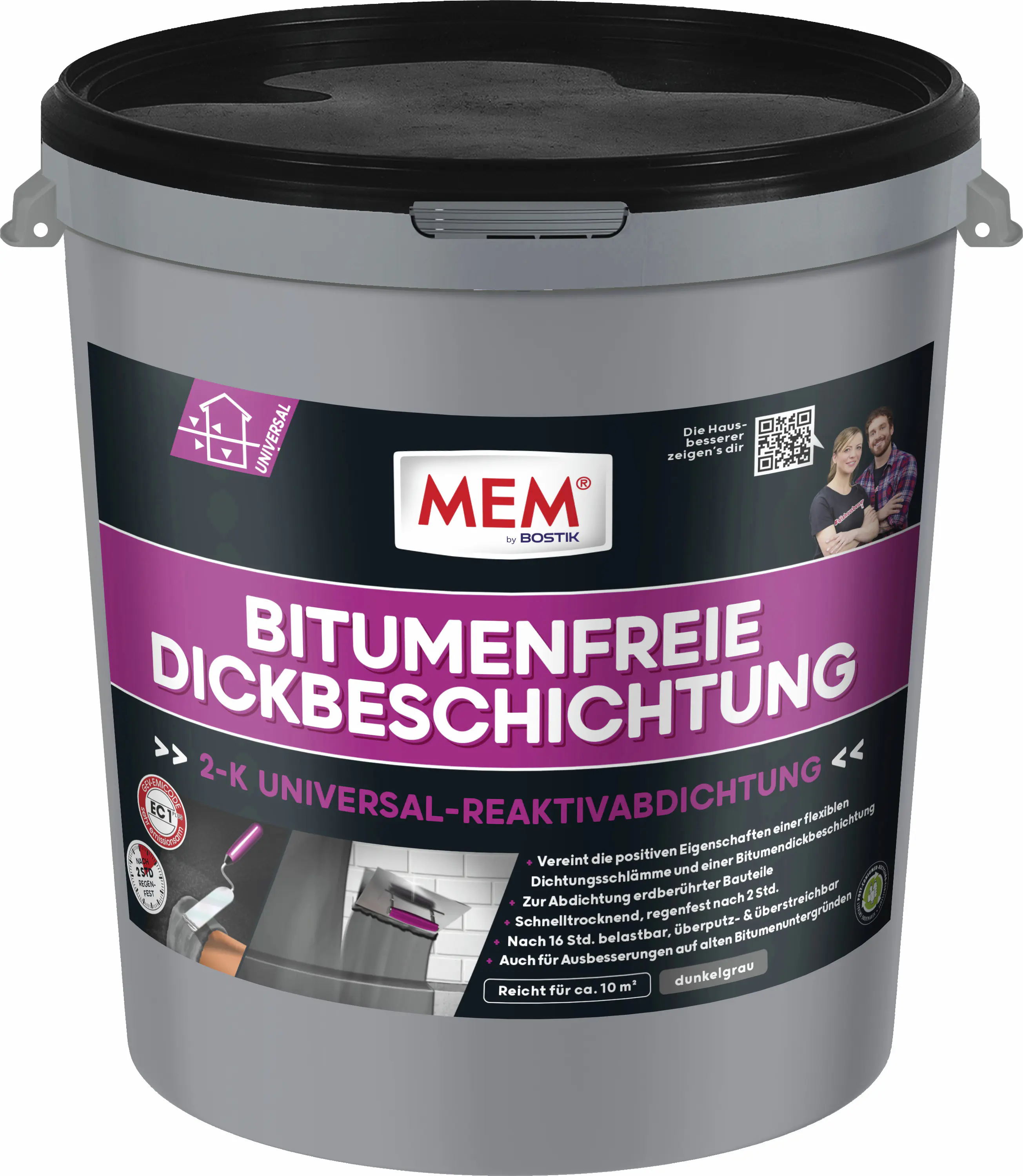MEM Bitumenfreie Dickbeschichtung 24 kg