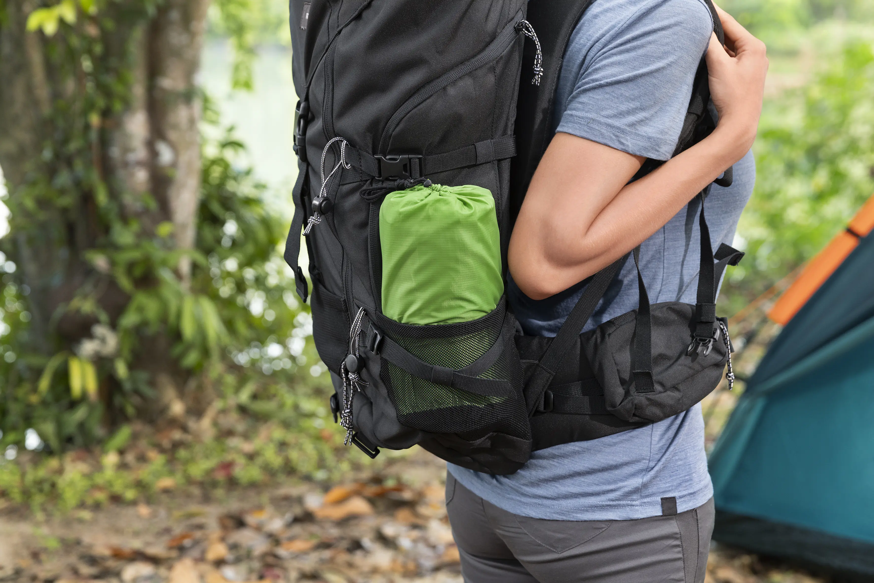 Bestway Isomatte Wanderlite aufblasbar grün 198 x 71 x 7 cm