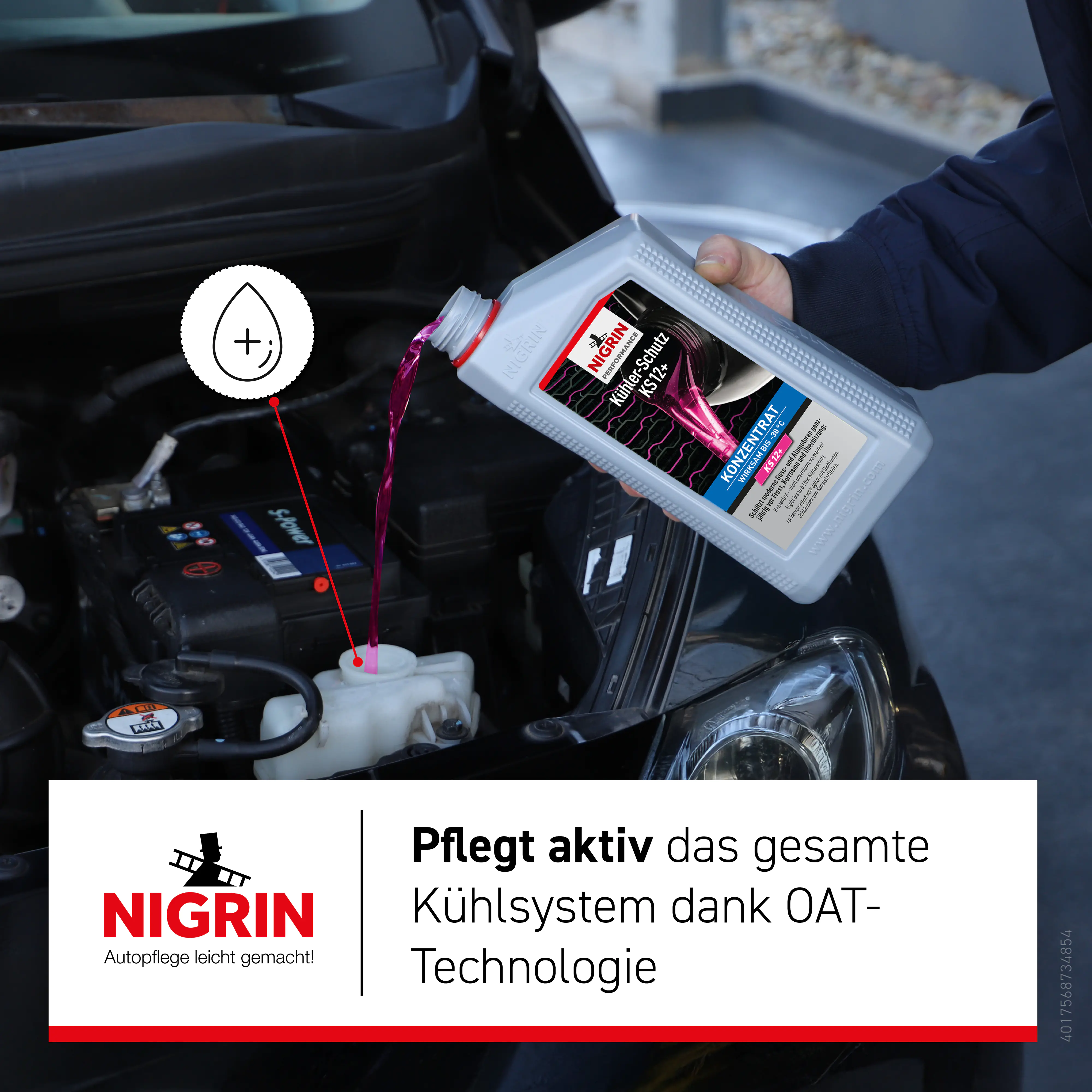 Nigrin Performance Kühlerfrostschutz KS12+ 1,5 L Nigrin Performance Kühlerfrostschutz KS12+ 1,5 L