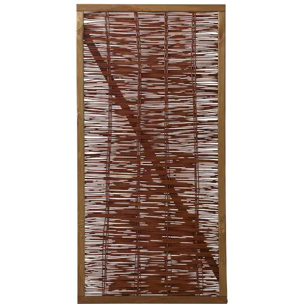 Plus Zauntor Weide mit Rahmen 90 x 180 cm
