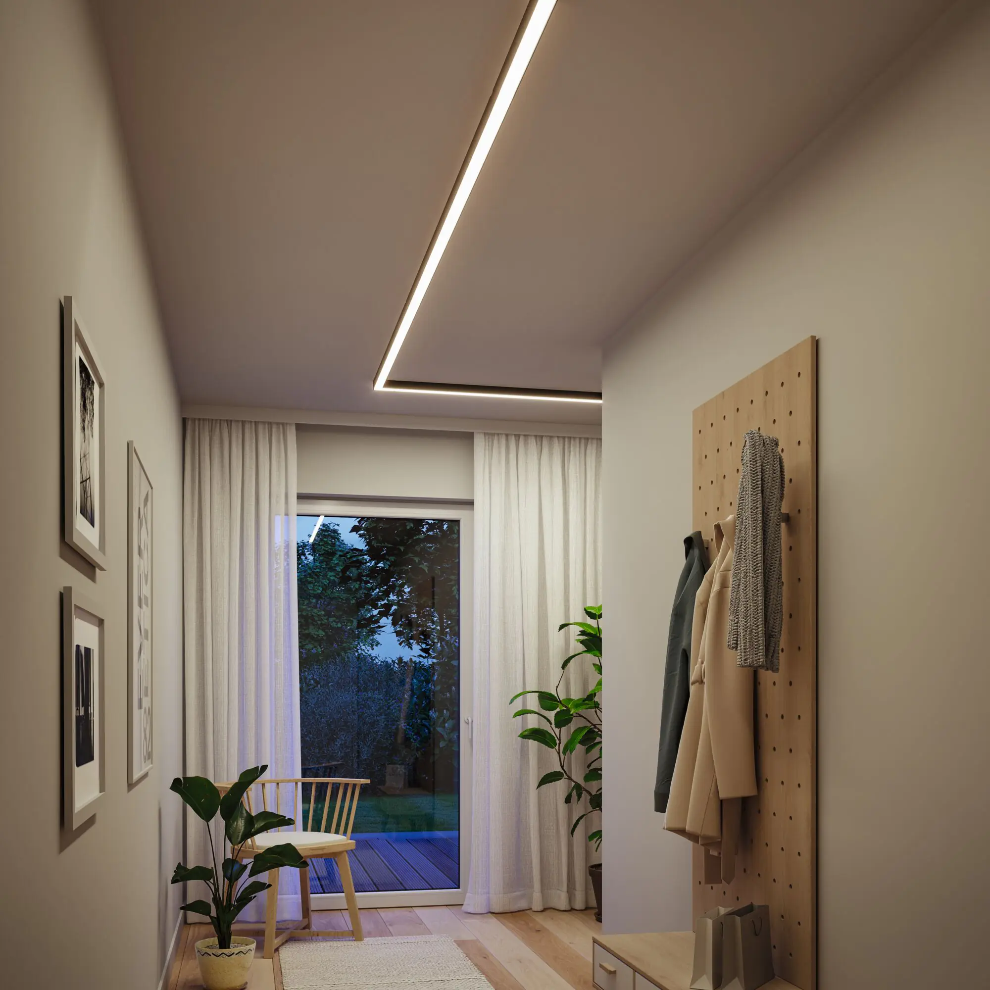 Paulmann Lichtleiste Linion 50 cm 8,5W Kunststoff schwarz Paulmann Lichtleiste Linion 50 cm 8,5W Kunststoff schwarz