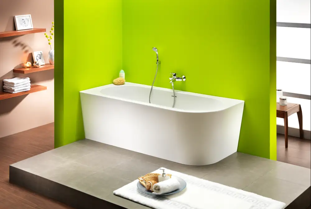 Ottofond Freistehende Badewanne Modena Corner Weiß rechts 178 x 78 x 44 cm Ottofond Freistehende Badewanne Modena Corner Weiß rechts 178 x 78 x 44 cm