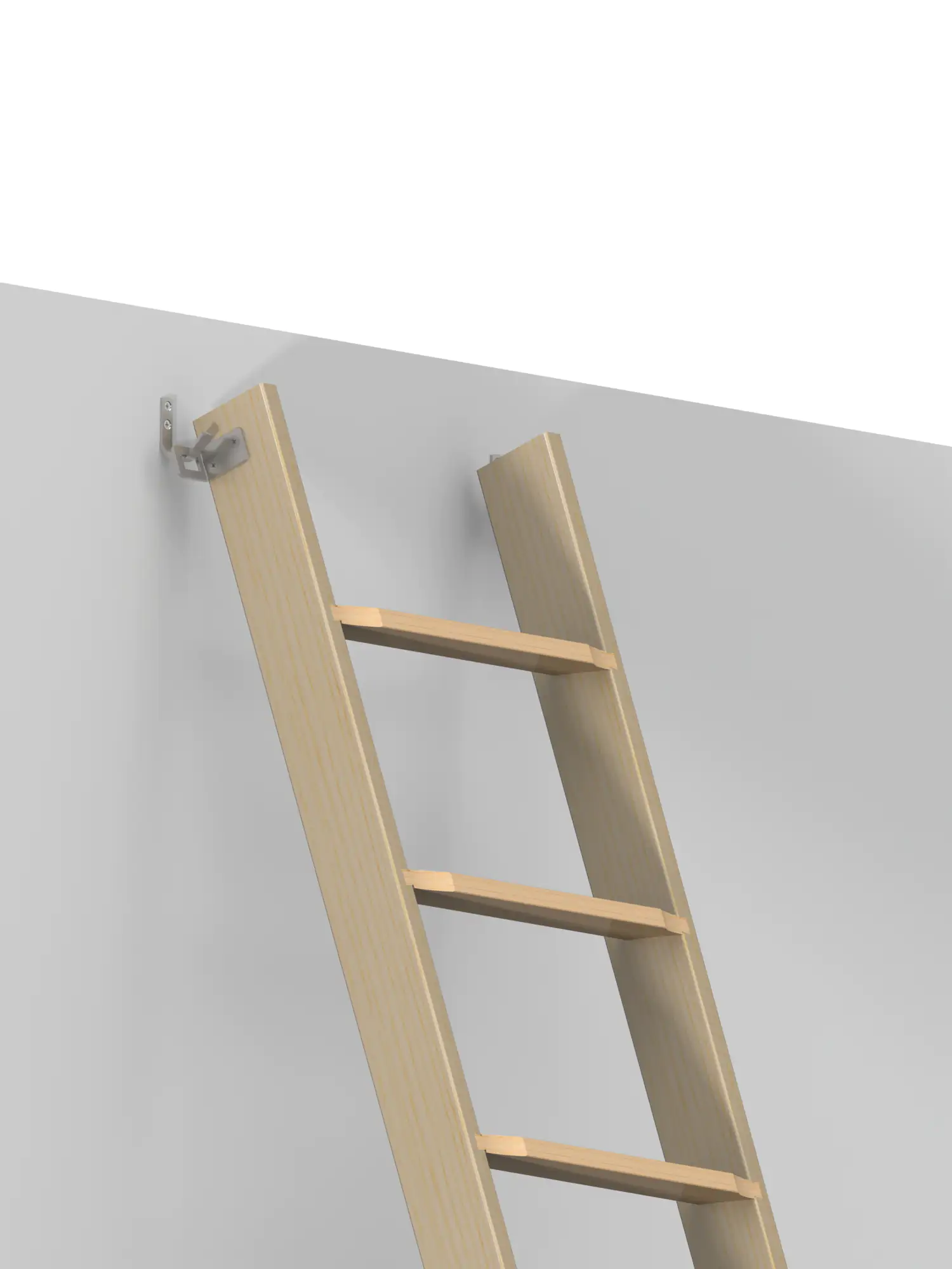 4002605301274_1217514 Dolle Hochbettleiter mit 10 Stufen mit Buche-Stufen