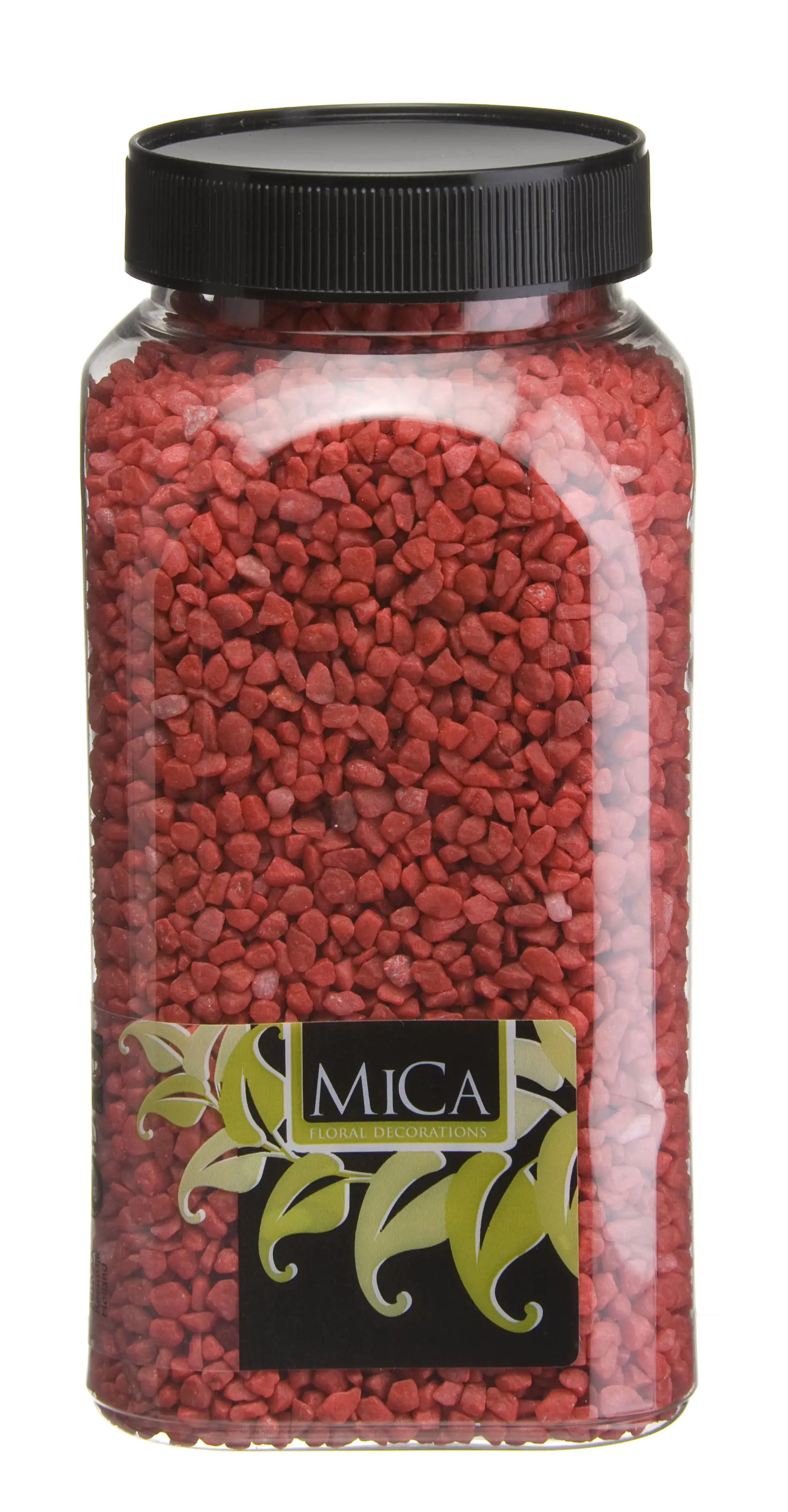 8711473552911 Mica Decorations Dekoration Granulat rot 650 ml 1 kg