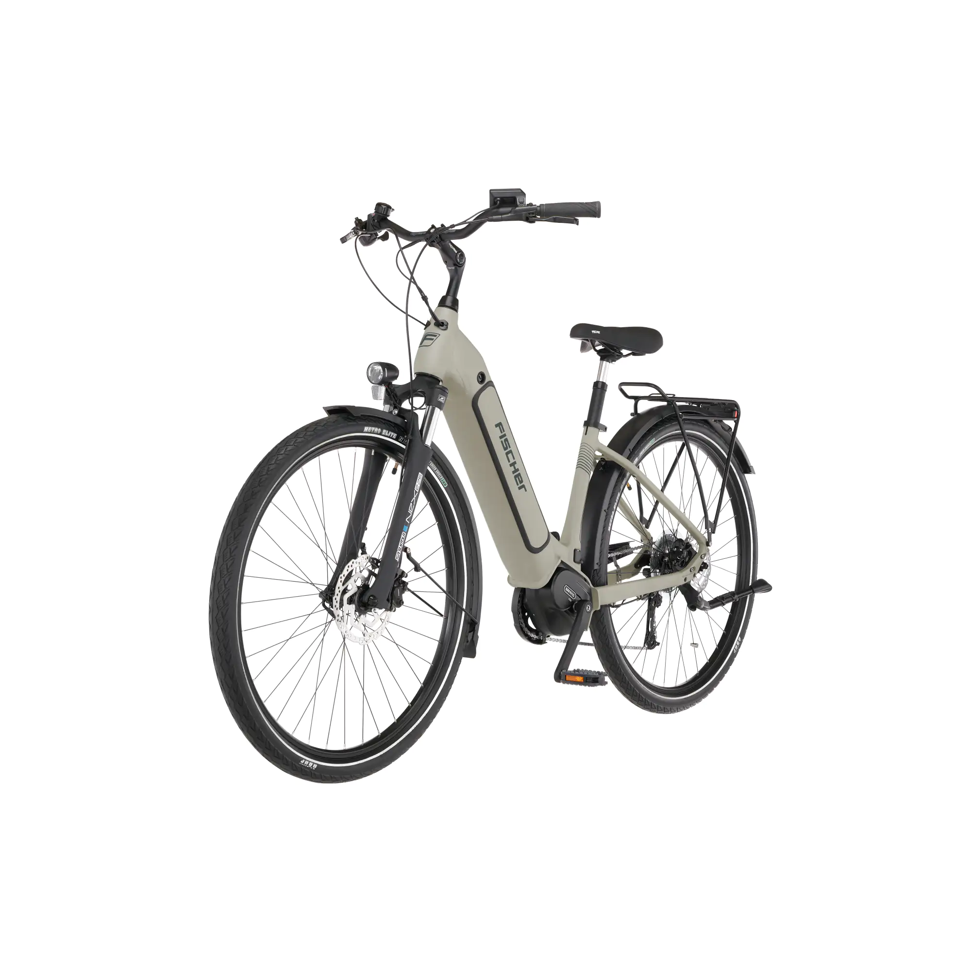Fischer E-Bike City Cita 3.3i 28 Zoll RH 50cm 9-Gang 630 Wh greige