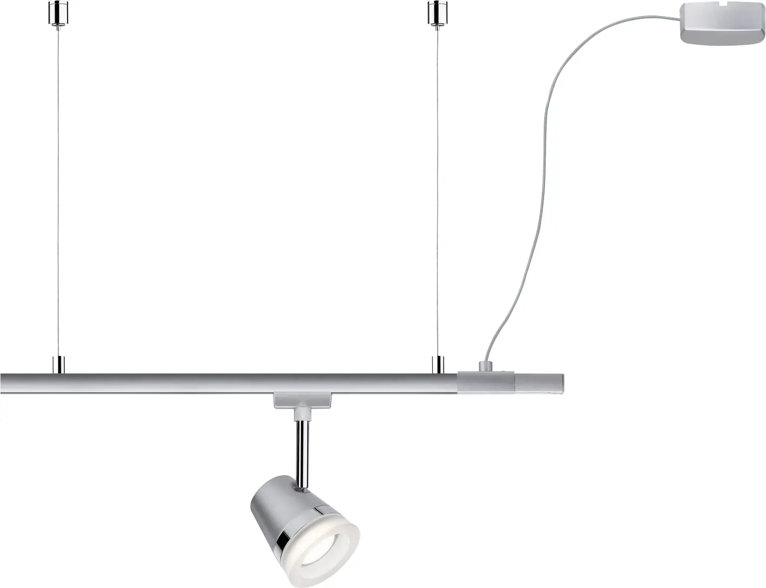 Paulmann URail Kabeleinspeisung chrom matt 2m 1.000 W