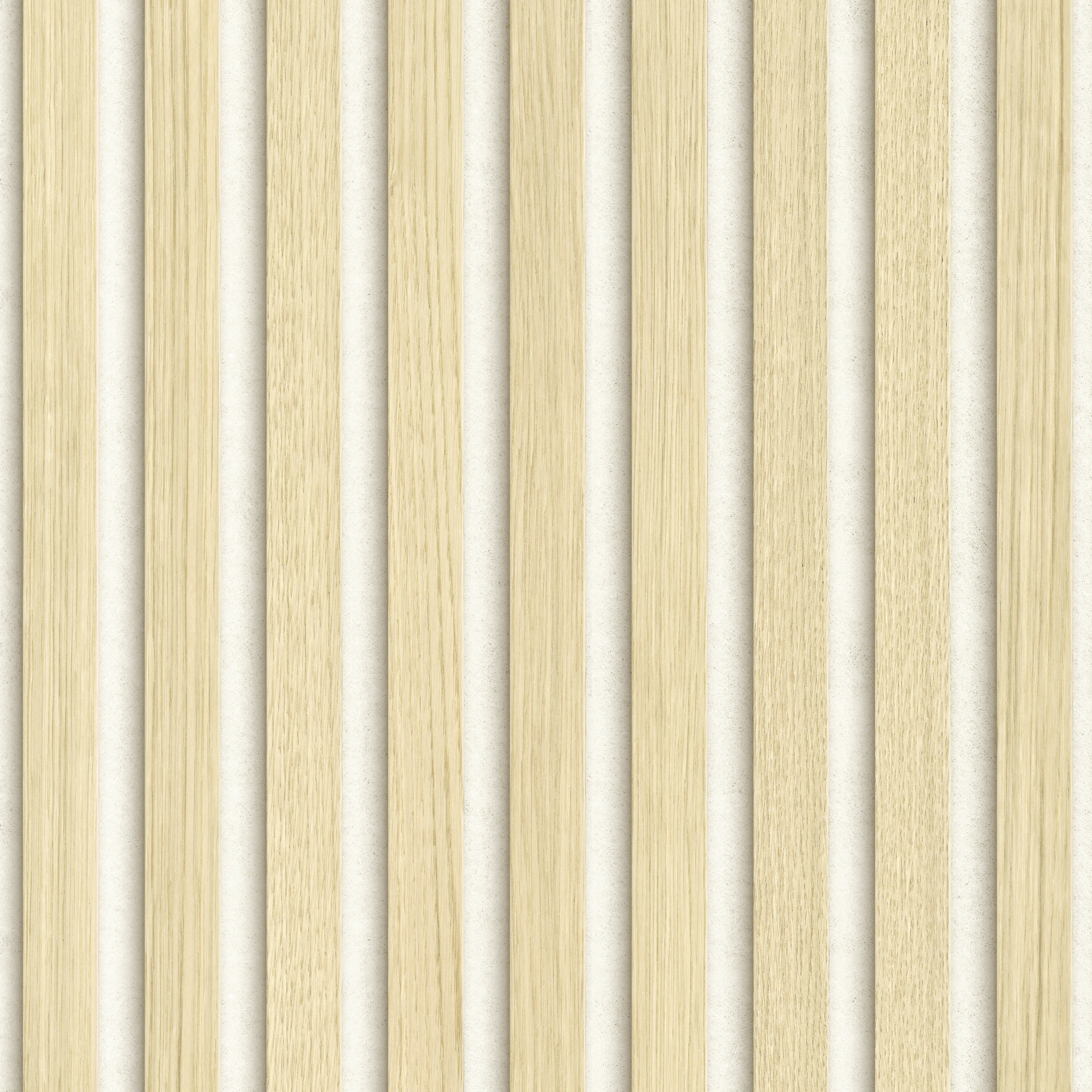 Grosfillex Wandpaneel Kunststoff LINIO 260 x 37,5 cm 8 mm Bright Ash 3 Stück