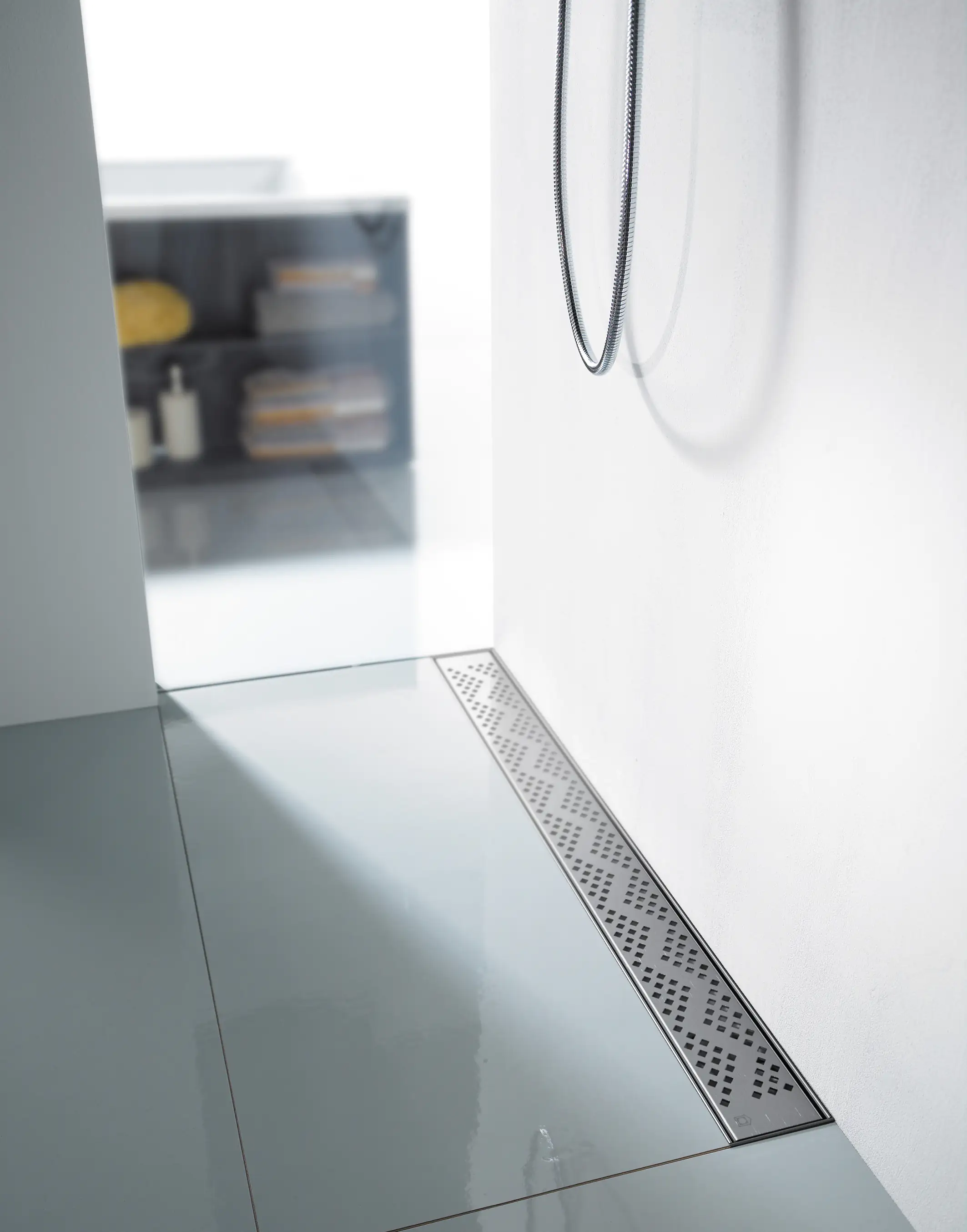 Aco RUG SELF Duschrinne Shark Comfort, L 88,5 x B 70 cm, Edelstahl