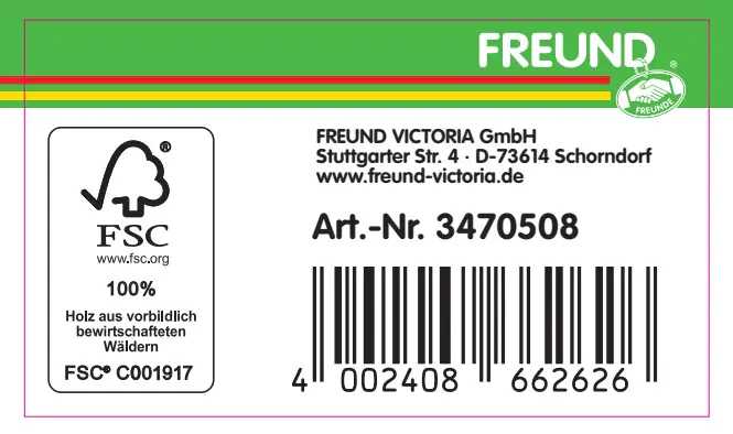 Freund Victoria Großraumbesen 80 cm Elastonborsten ohne Stiel