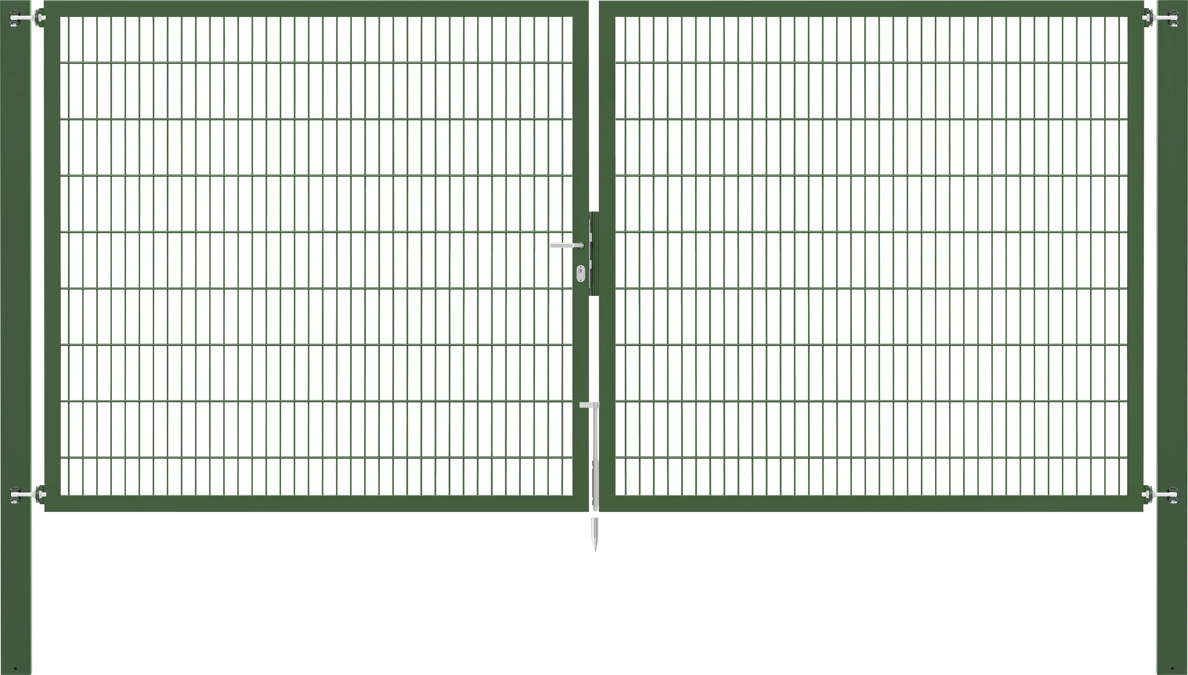 Alberts Doppeltor Flexo Plus grün 400 x 180 cm