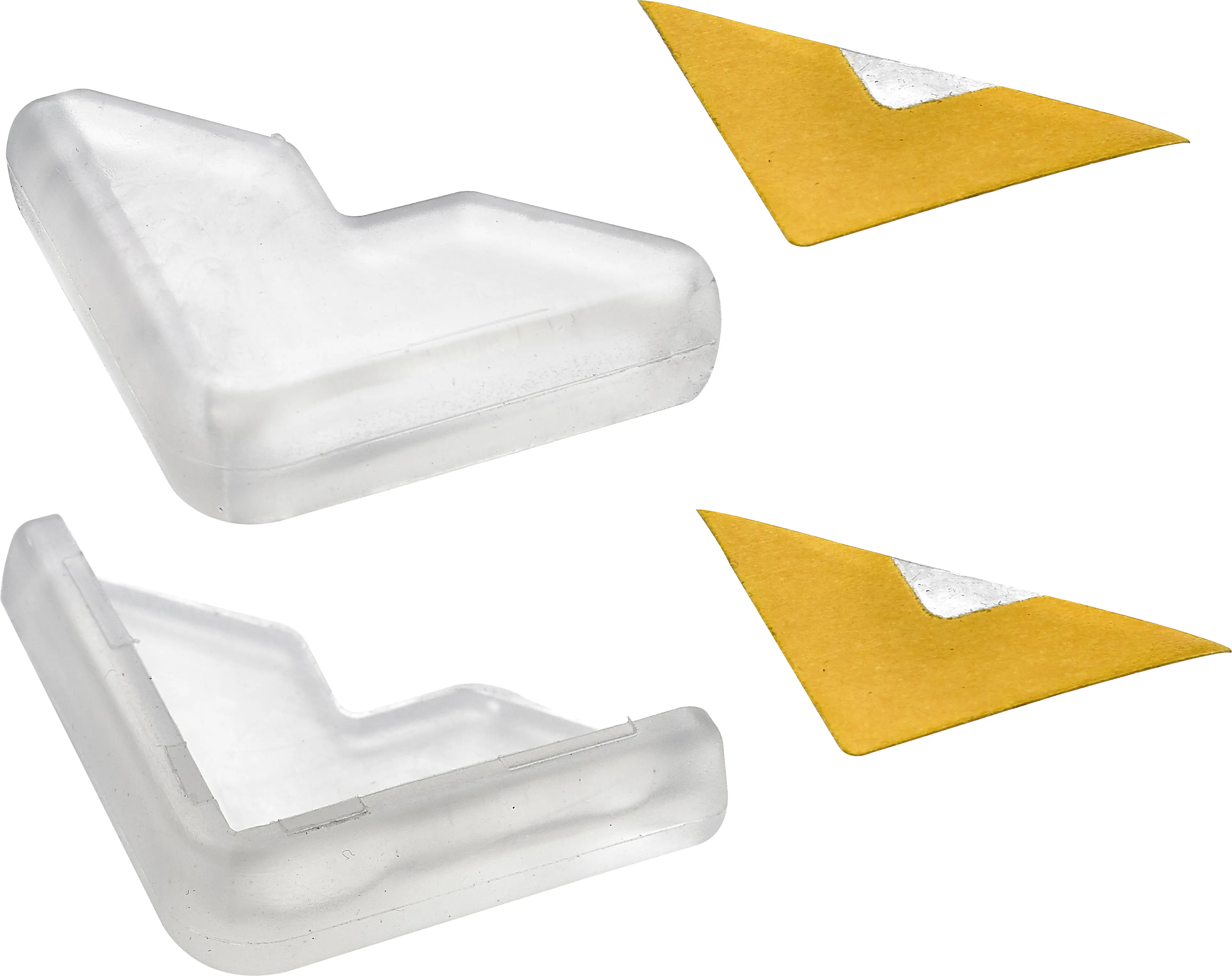 Hettich Eckenpuffer Kunststoff 30 x 30 x 8,5 mm selbstklebend transparent