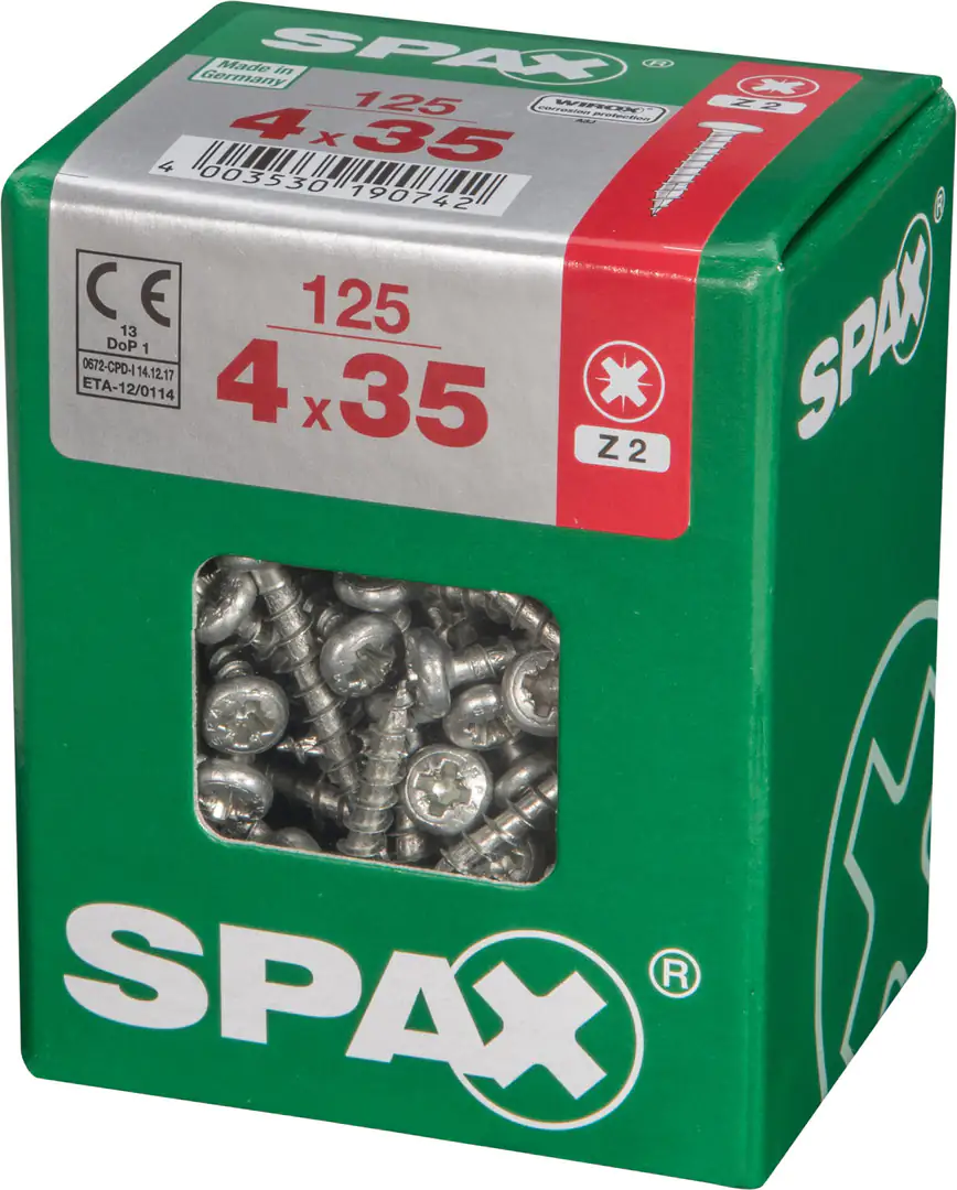 Spax Universalschrauben 4.0 x 35 mm TX 20 - 125 Stk.