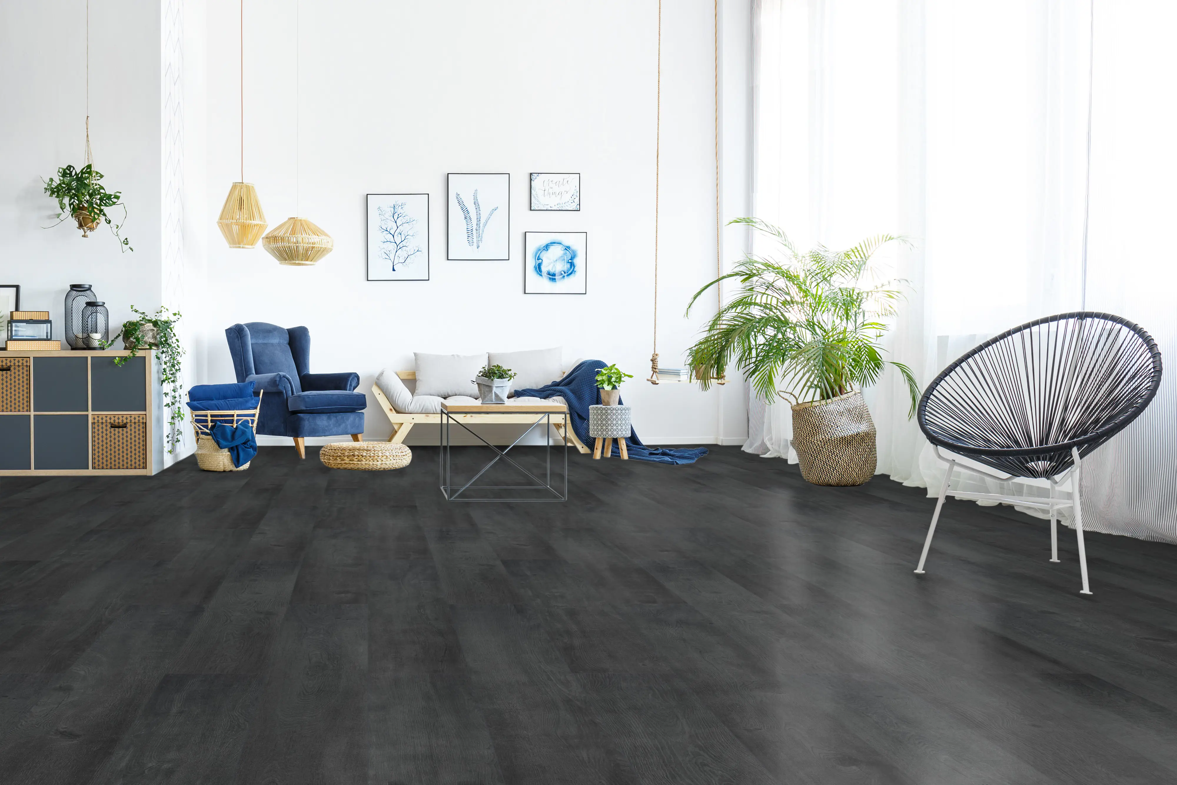 Classen Laminat Megaloc Aquaprotect 128,5 x 19,2 cm 8 mm Oak black