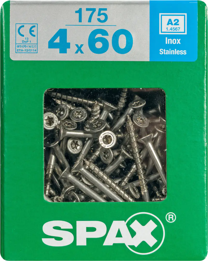 Spax Universalschrauben 4.0 x 60 mm TX 20 - 175 Stk.