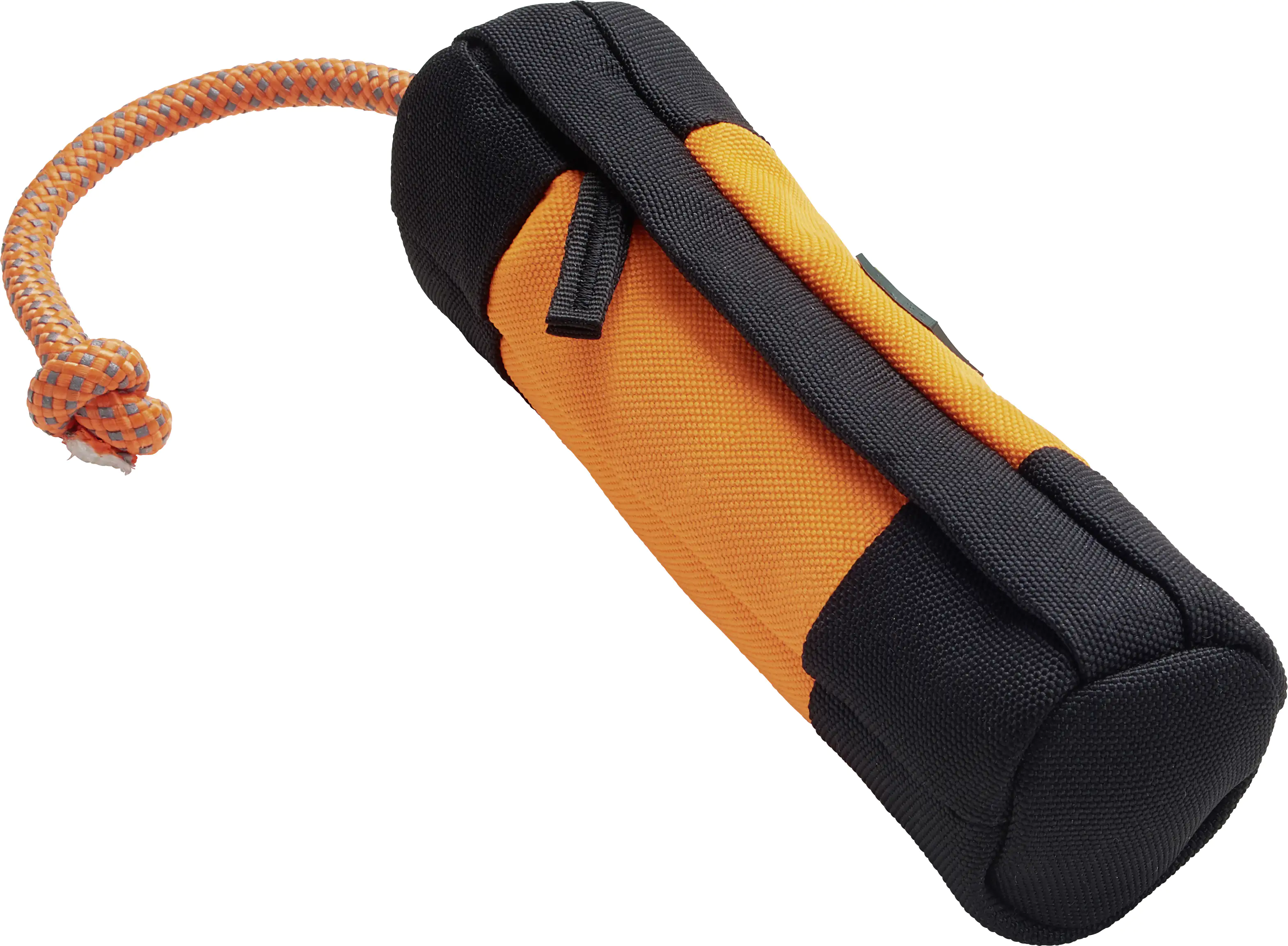 Hunter Trainer Snack Dummy mit Seil Größe: 6 x 35 x 6 cm, orange-schwarz