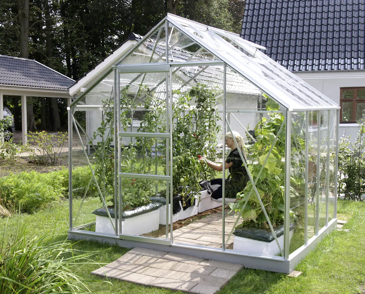 Vitavia Gewächshaus Merkur 6700 254 x 254 cm 3 mm Sicherheitsglas