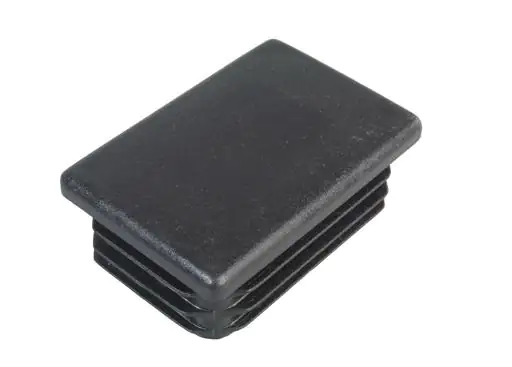 Alberts Pfostenkappe für rechteckige Metallpfosten 6 x 4 cm schwarz