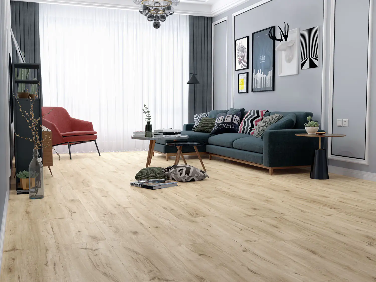 Classen Handmuster Laminat Edition 7 Eiche Amundsen natur