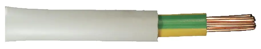 Feuchtraumkabel NYM 1 X 16 mm² Meterware, grau, zur festen Verlegung Putz