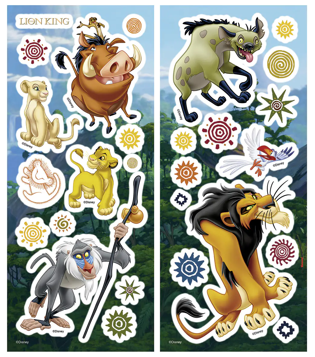 Komar Decosticker-Set Lion King 14 x 22 cm Komar Decosticker-Set Lion King 14 x 22 cm