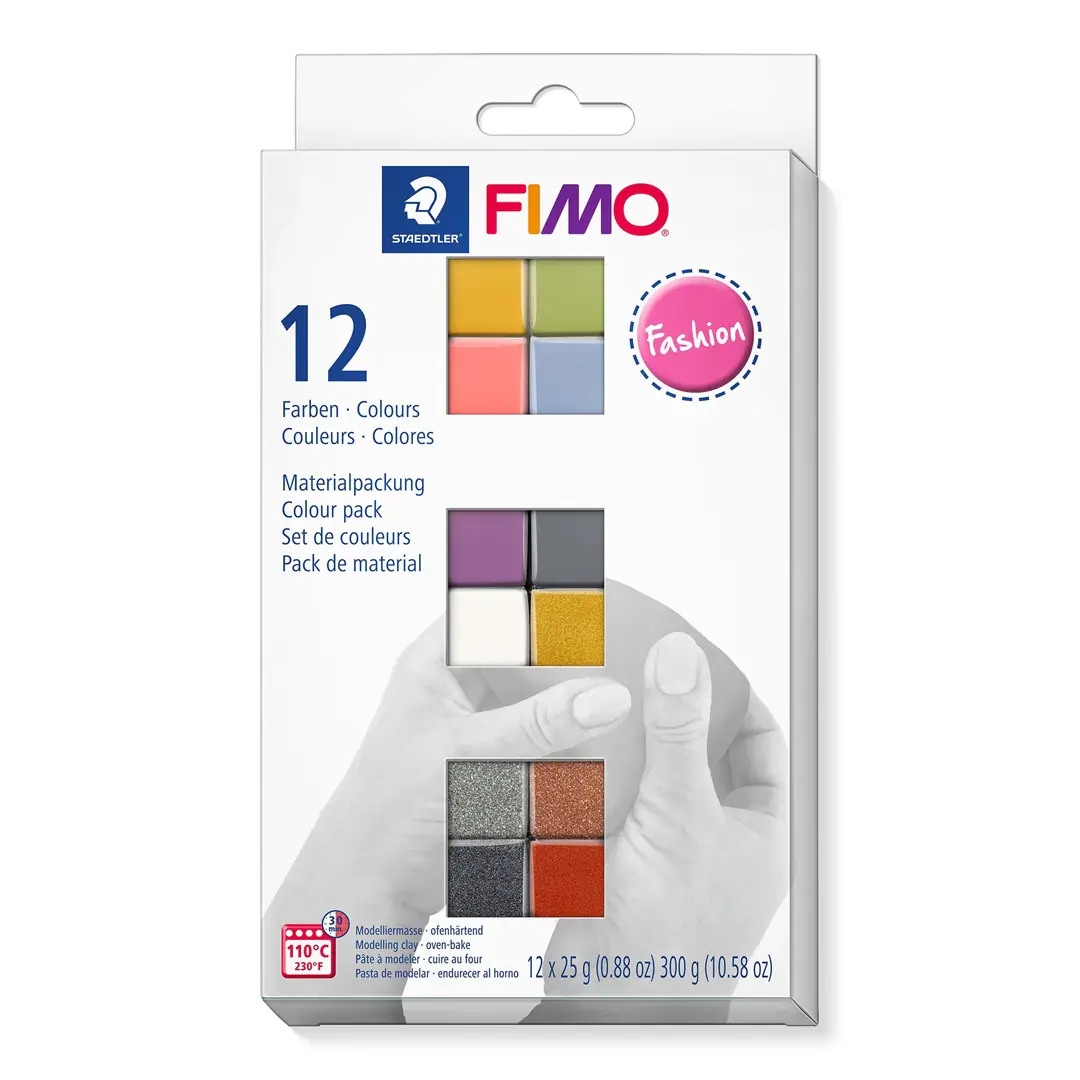 Fimo soft Modelliermasse Fashion colours 12 x 25 g