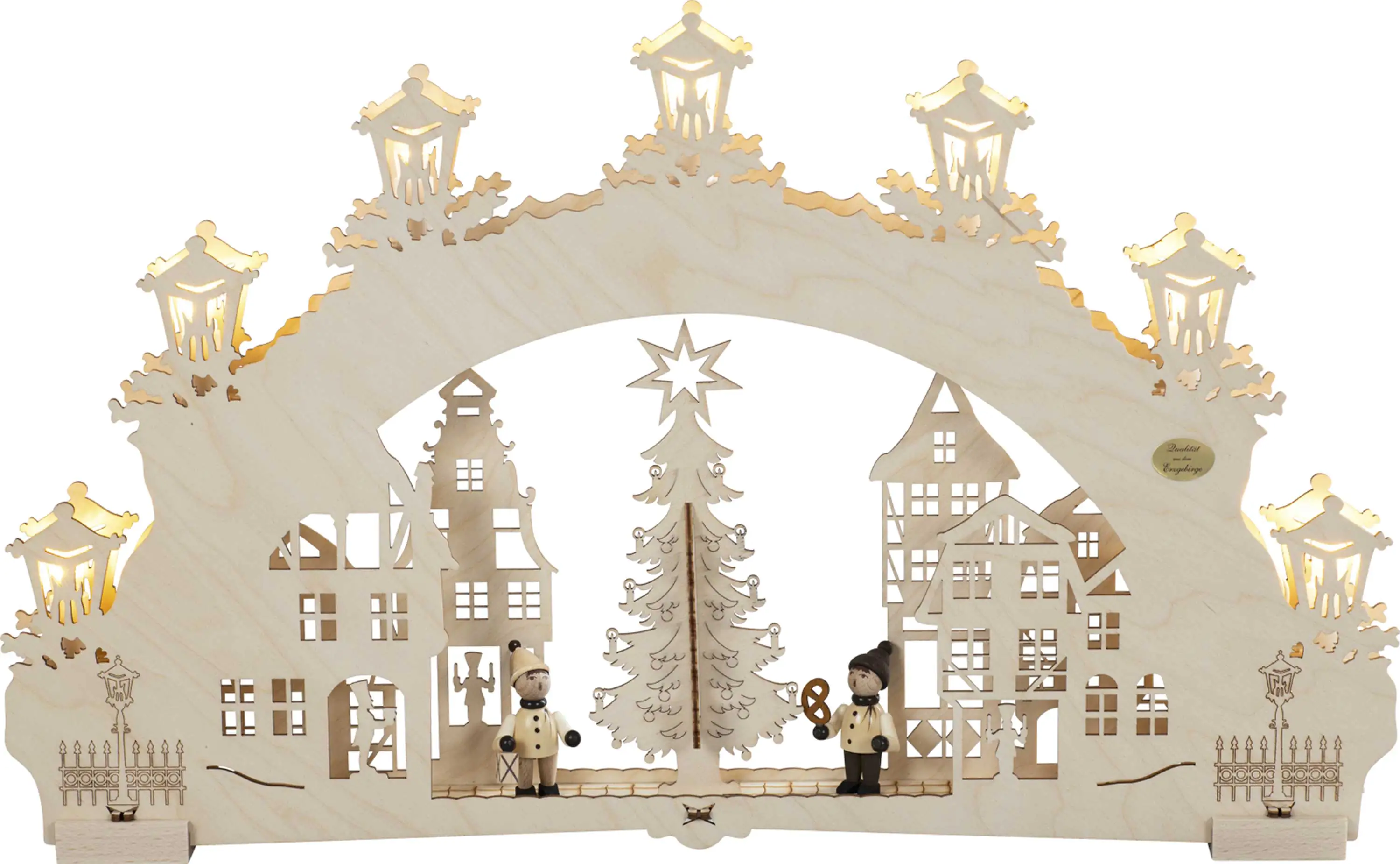 Saico Lichterbogen 3D Auf dem Weihnachtsmarkt 52 x 32 x 4,5 cm Saico Lichterbogen 3D Auf dem Weihnachtsmarkt 52 x 32 x 4,5 cm