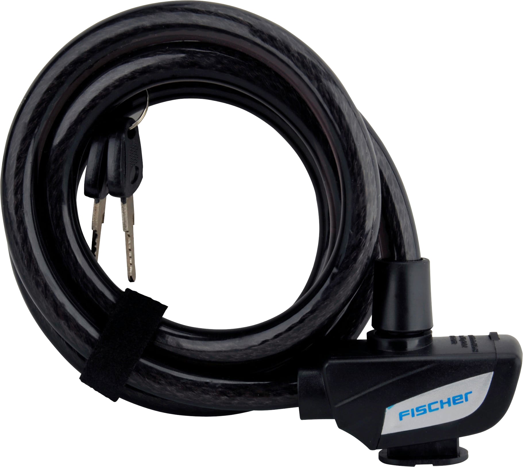 Fischer Spiralkabelschloss Schlüssel L 1800mm Ø 13mm