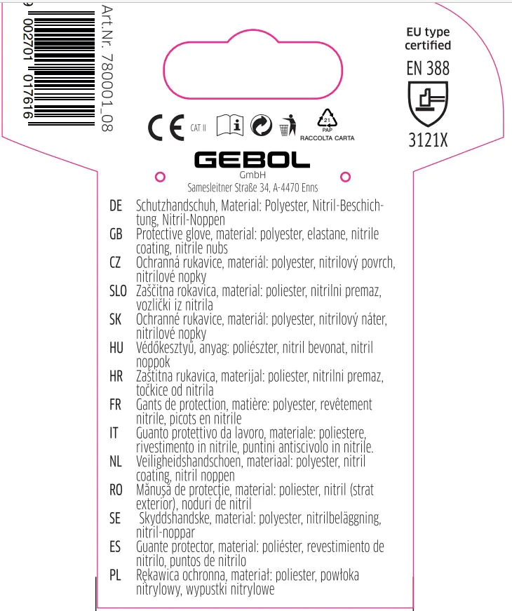 Gebol Handschuh Crocus   Gebol Handschuh Crocus