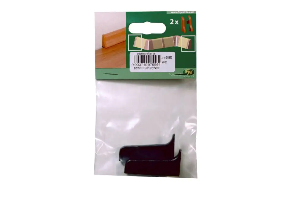 Endstück für Kunststoffleiste ku.050 ölschiefer