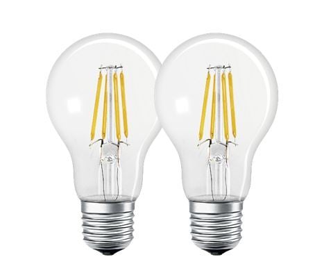 Halogen-Glühlampe, E27, 30W, 405lm, Glühlampenform, 2 Stück online