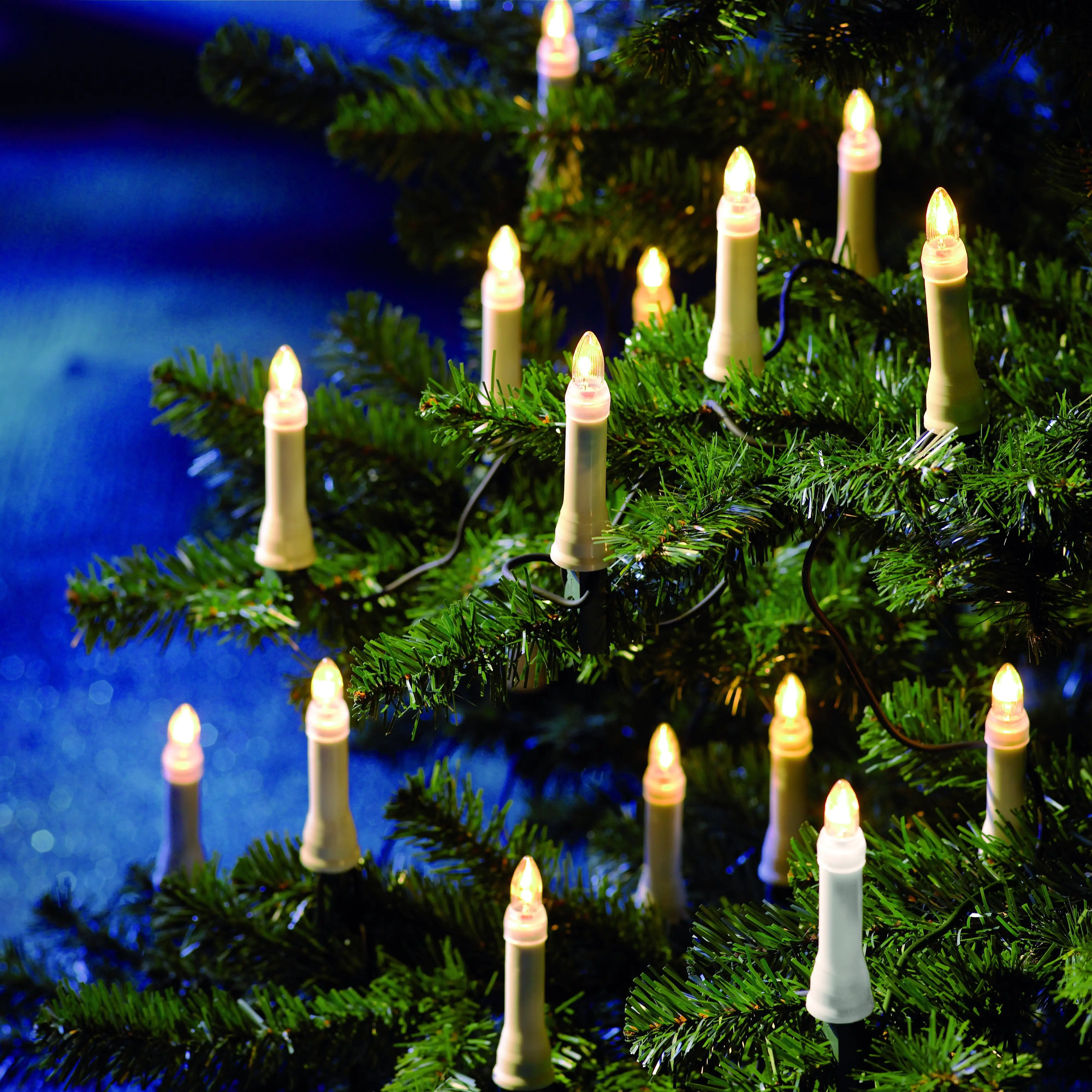 TrendLine LED-Kerzenlichterkette Außen 7,5 m warmweiß mit Timer TrendLine LED-Kerzenlichterkette Außen 7,5 m warmweiß mit Timer