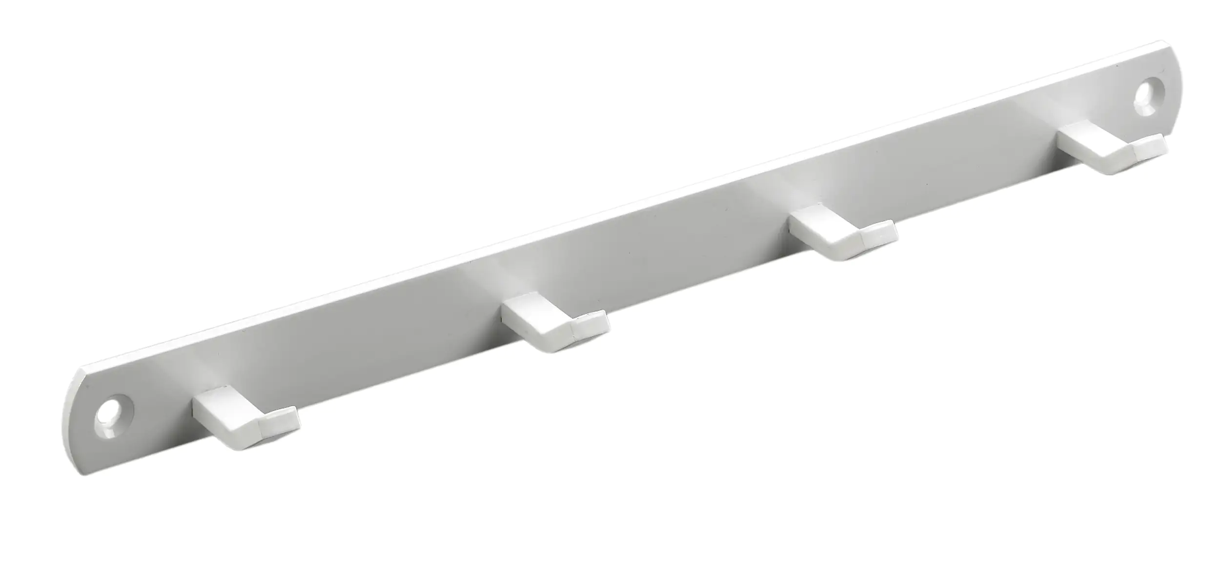 Hettich Garderobenleiste 4 Haken 27,0 x 2,0 x 3,0 cm weiß Hettich Garderobenleiste 4 Haken 27,0 x 2,0 x 3,0 cm weiß