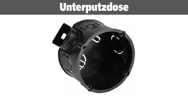Unterputzdose.