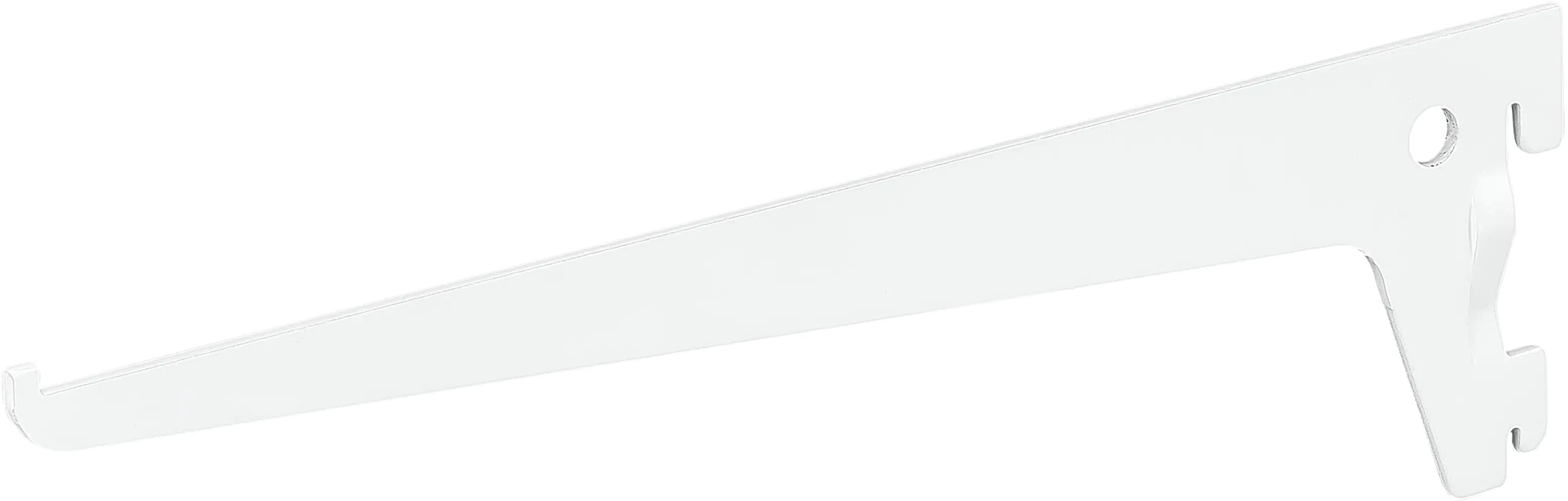 TrendLine Einlochträger 1-reihig weiß 15 x 7 cm