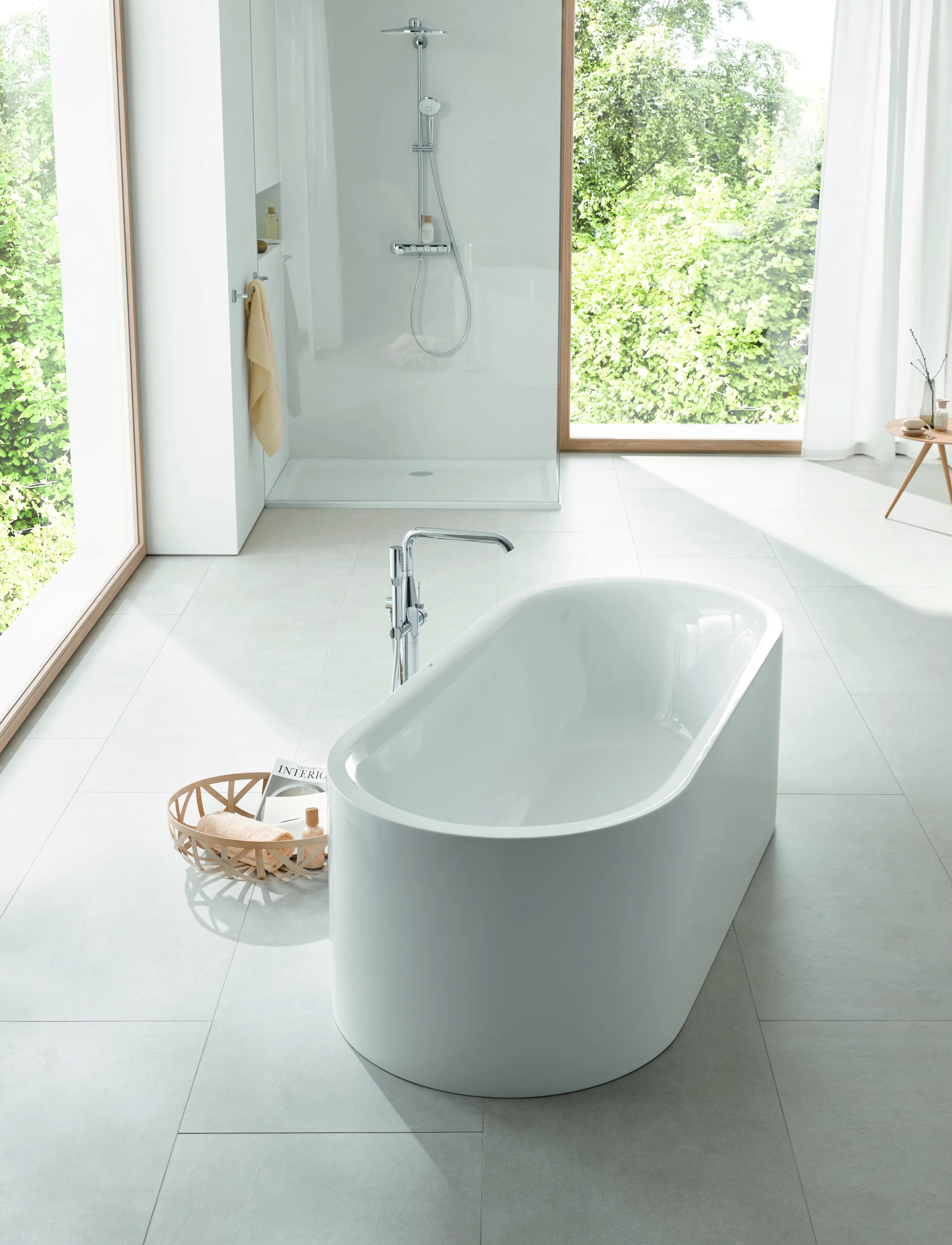 Grohe Kopfbrausesystem Euphoria moon white SmartControl