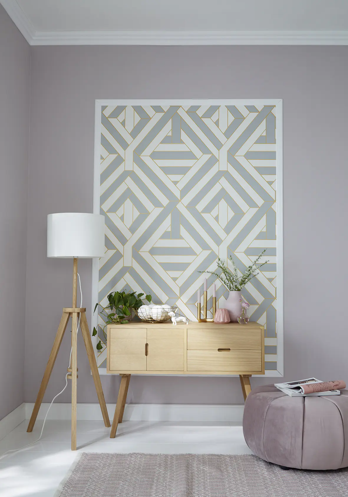 Decosa Zierprofil Ramona, 1 x 1,5 m, selbstklebend