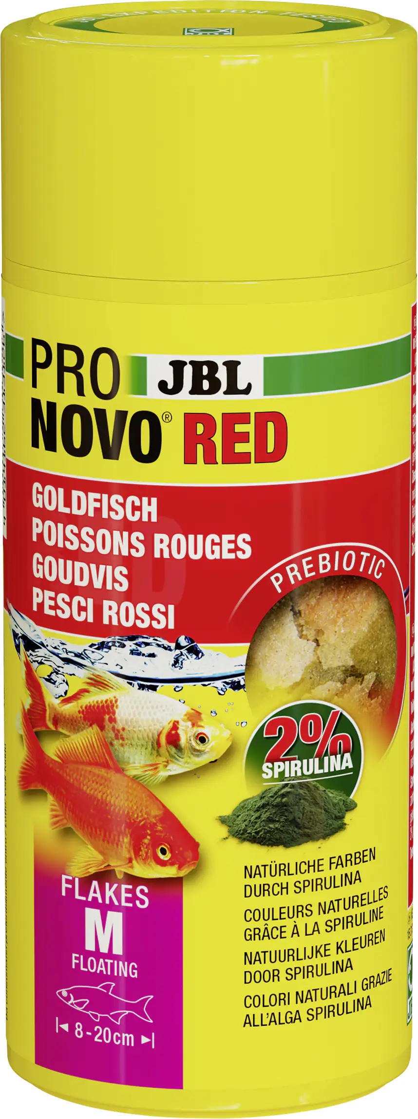 JBL Fischfutter Pronovo RedFlakes M Fischfutterflocken 250 ml JBL Fischfutter Pronovo RedFlakes M Fischfutterflocken 250 ml