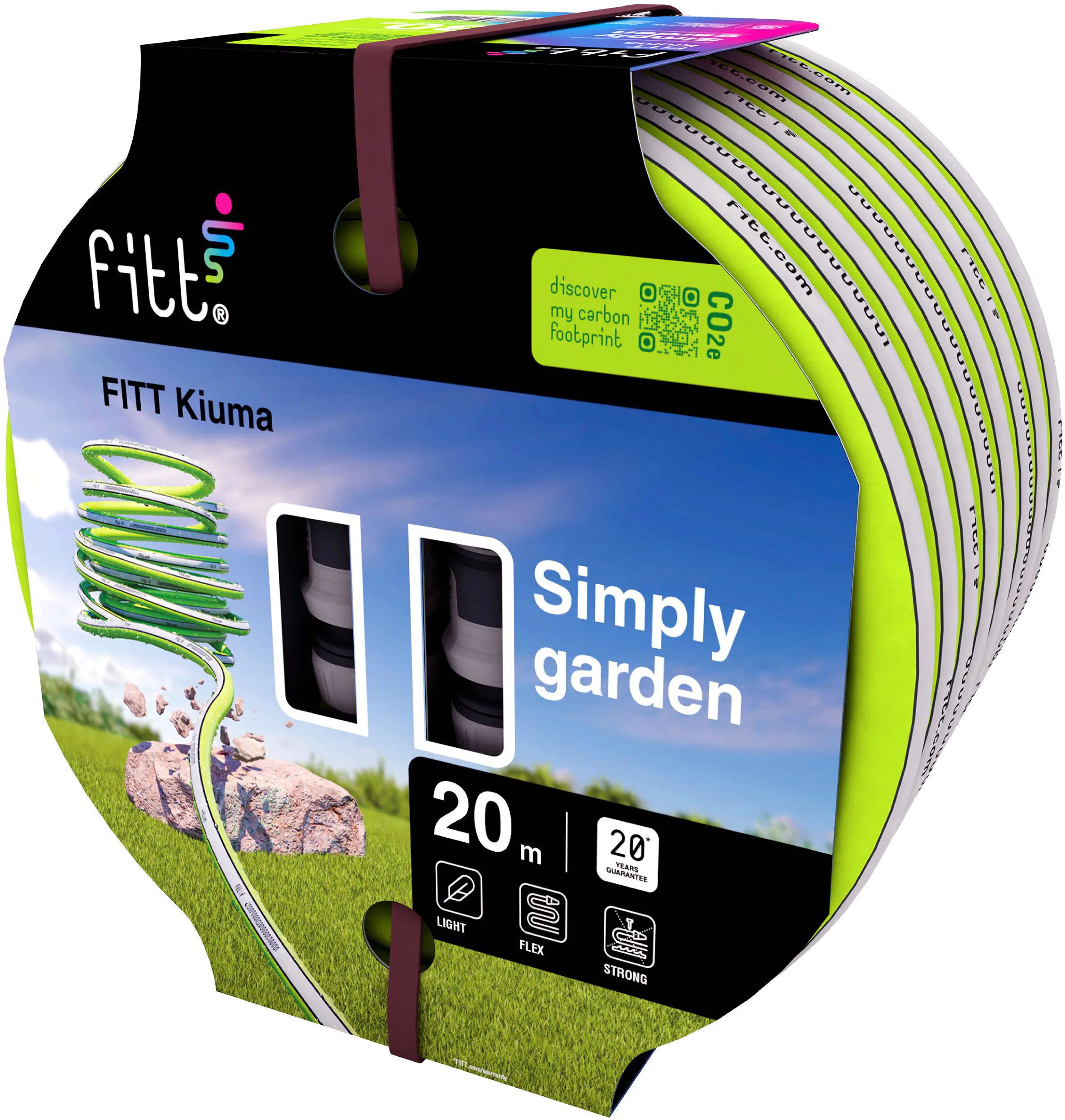 Fitt Gartenschlauch Kiuma Lime 20 m Ø 13 mm (1/2") Fitt Gartenschlauch Kiuma Lime 20 m Ø 13 mm (1/2")