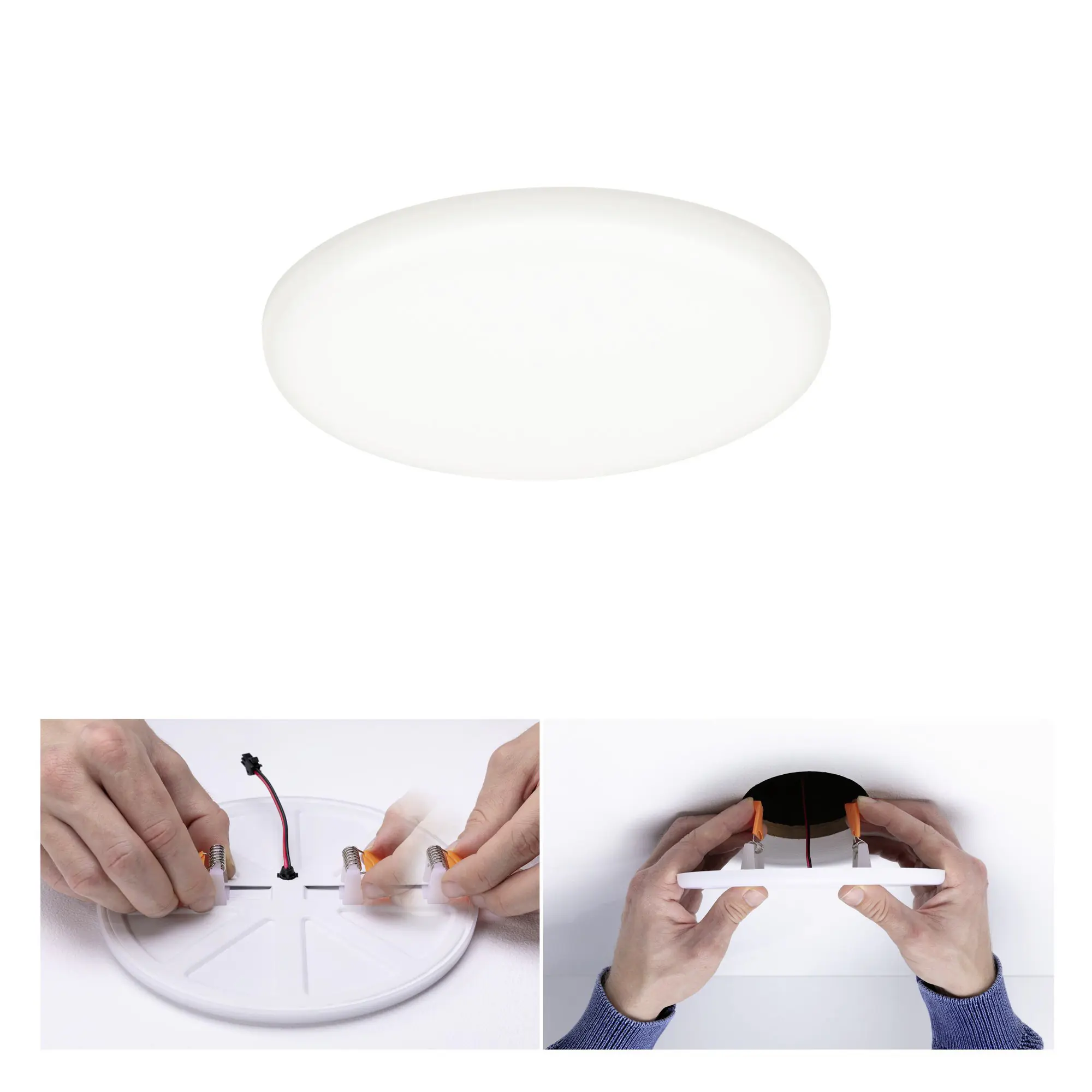 Paulmann Einbauleuchte LED Veluna Varifit rund Ø 12,5 cm 8,5 W satin