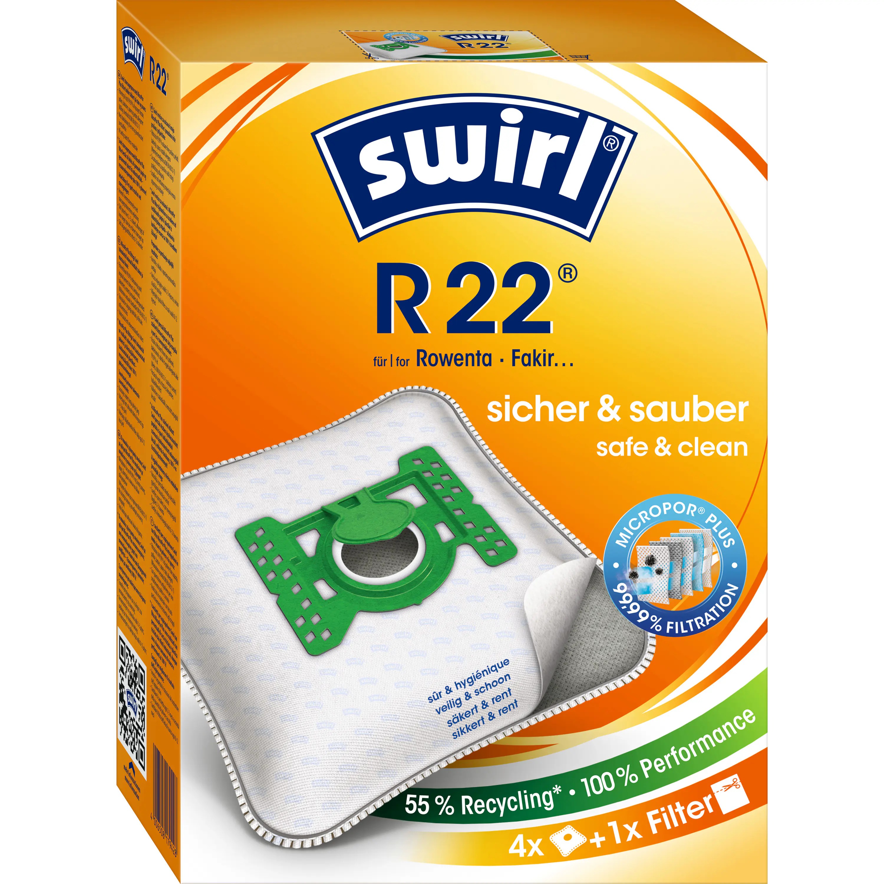 Swirl® R 22 (F 89)  MicroPor® Plus
