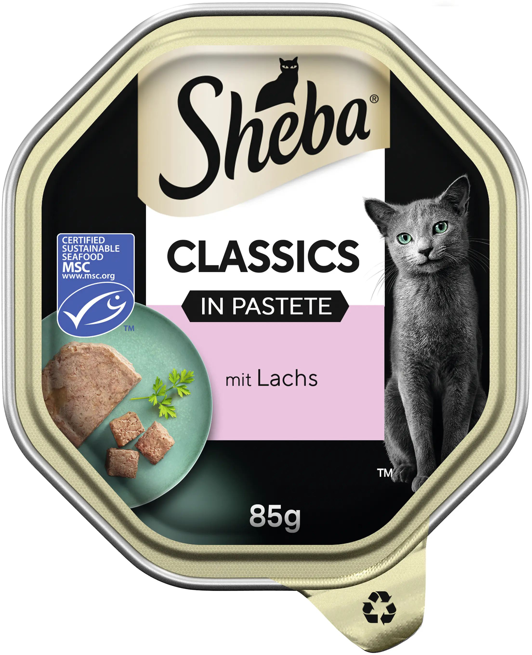Sheba Classics in Pastete Katzennassfutter Adult 85 g Lachs