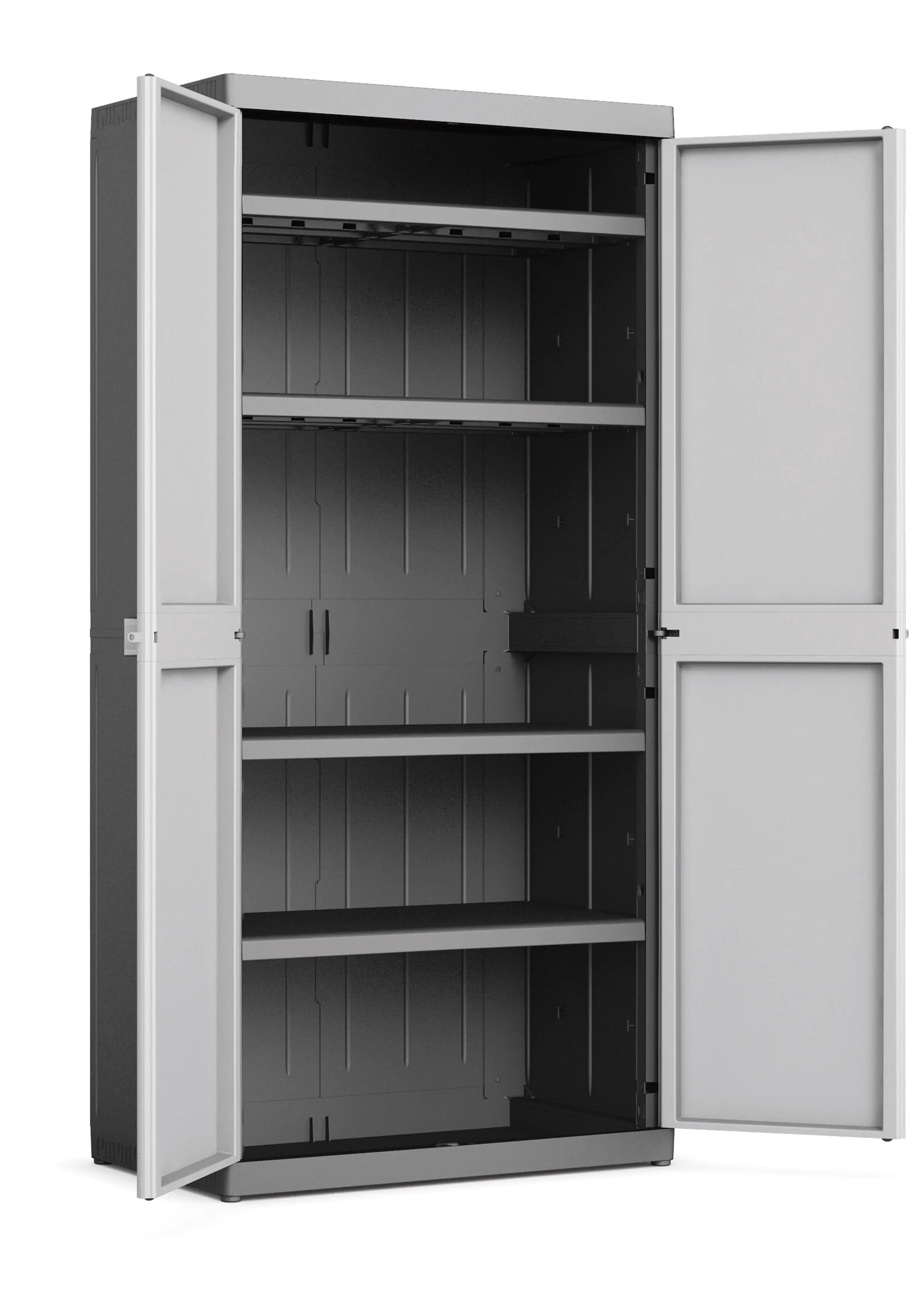Kis Kunststoffschrank Logico XL Hoch 182 x 89 x 54 cm grau
