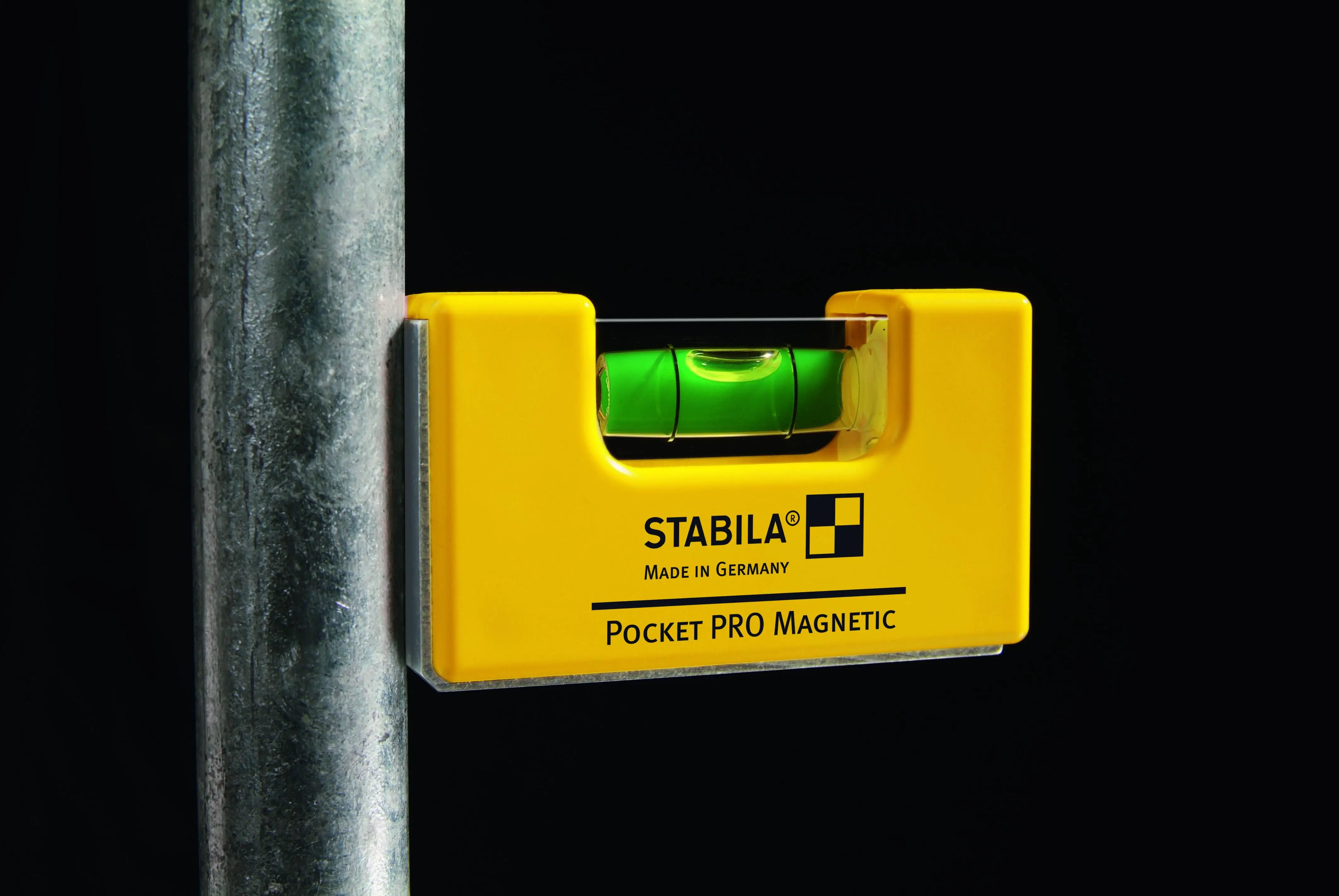 STABILA Wasserwaage klein Pocket PRO Magnetic inkl. Gürtelclip